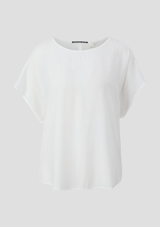 QS - Oversize-Shirt - Farbe: ecru