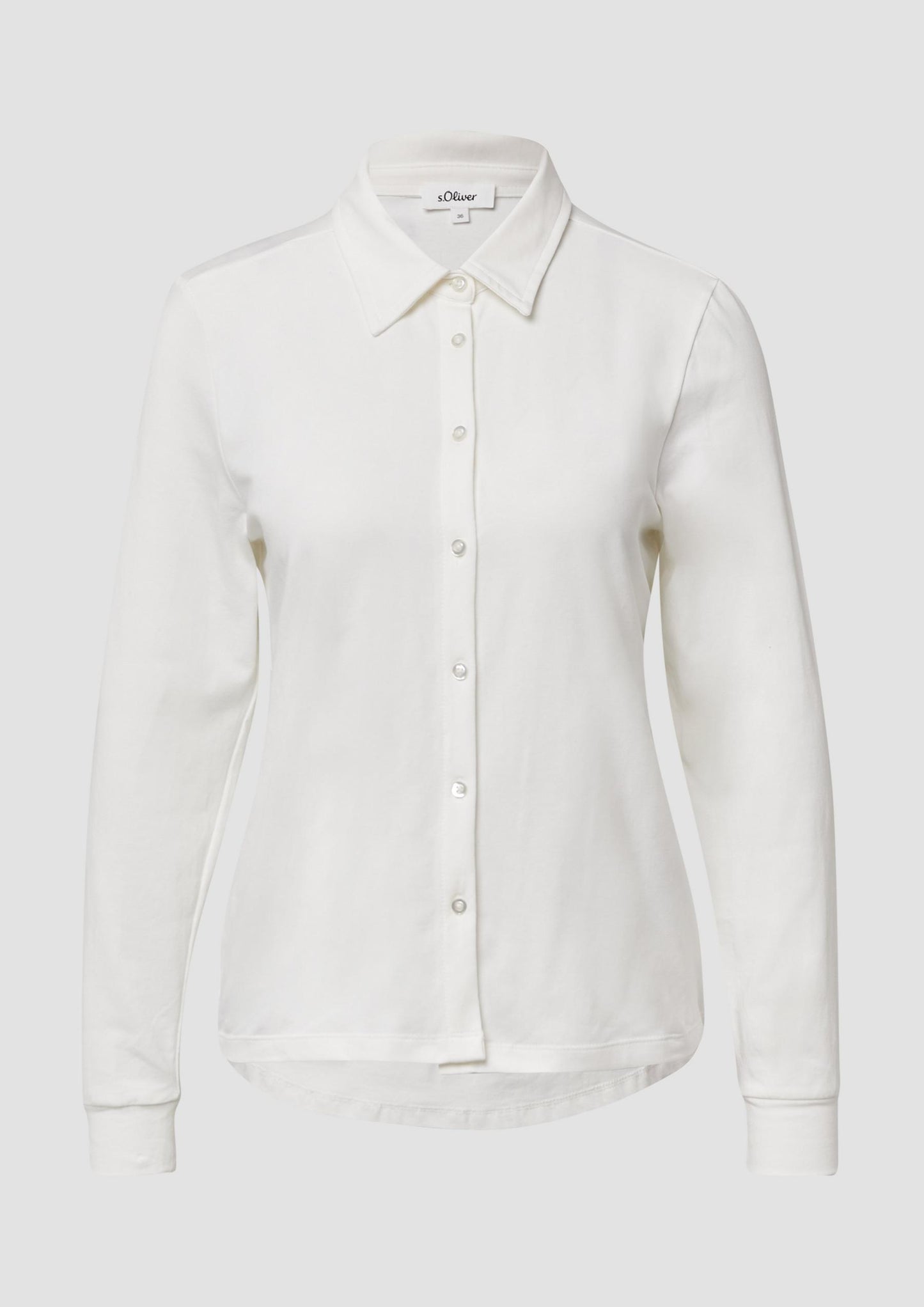 s.Oliver - Elastische Jerseybluse - Farbe: Ecru