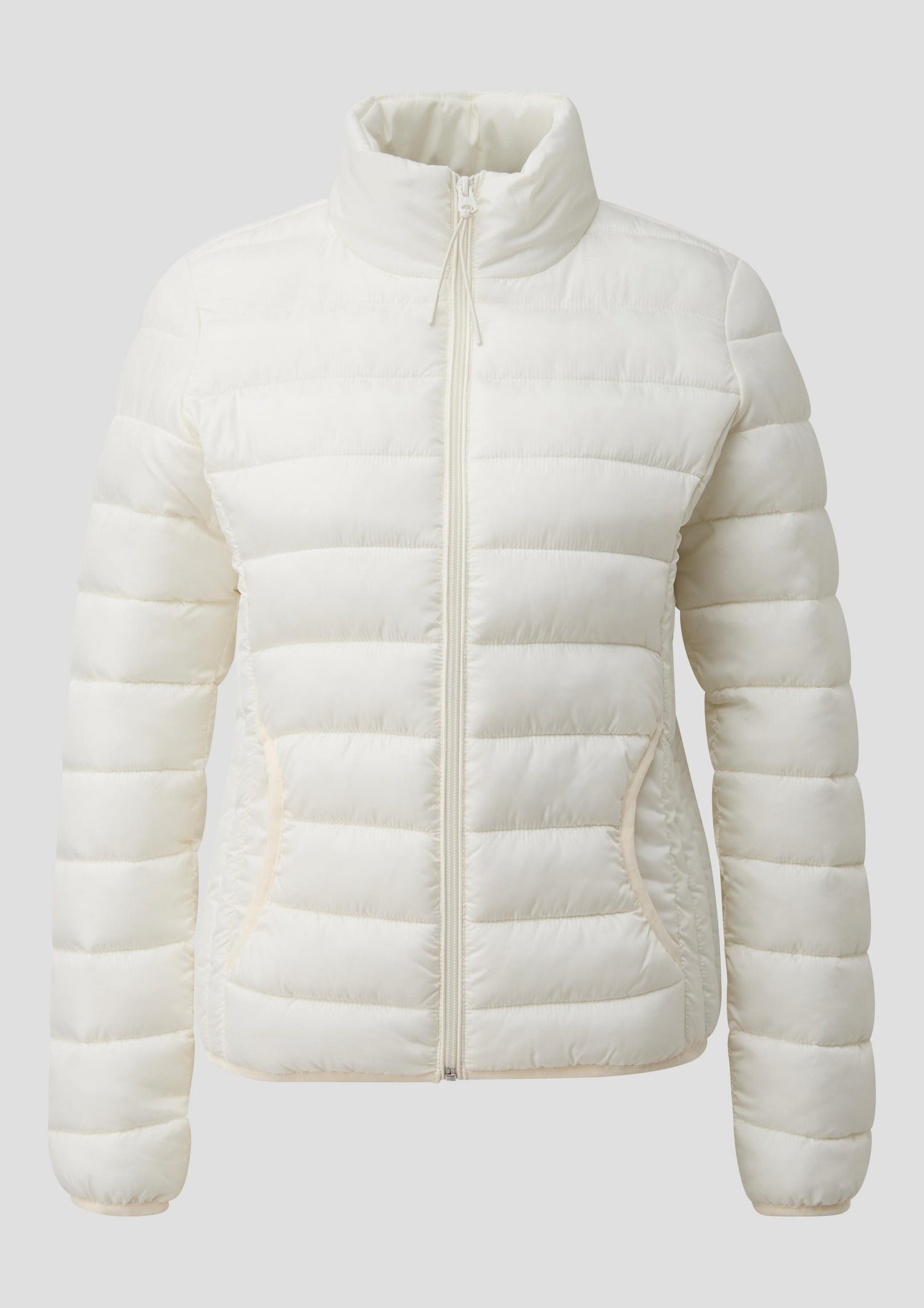 QS - Steppjacke mit Stehkragen - Farbe: Creme