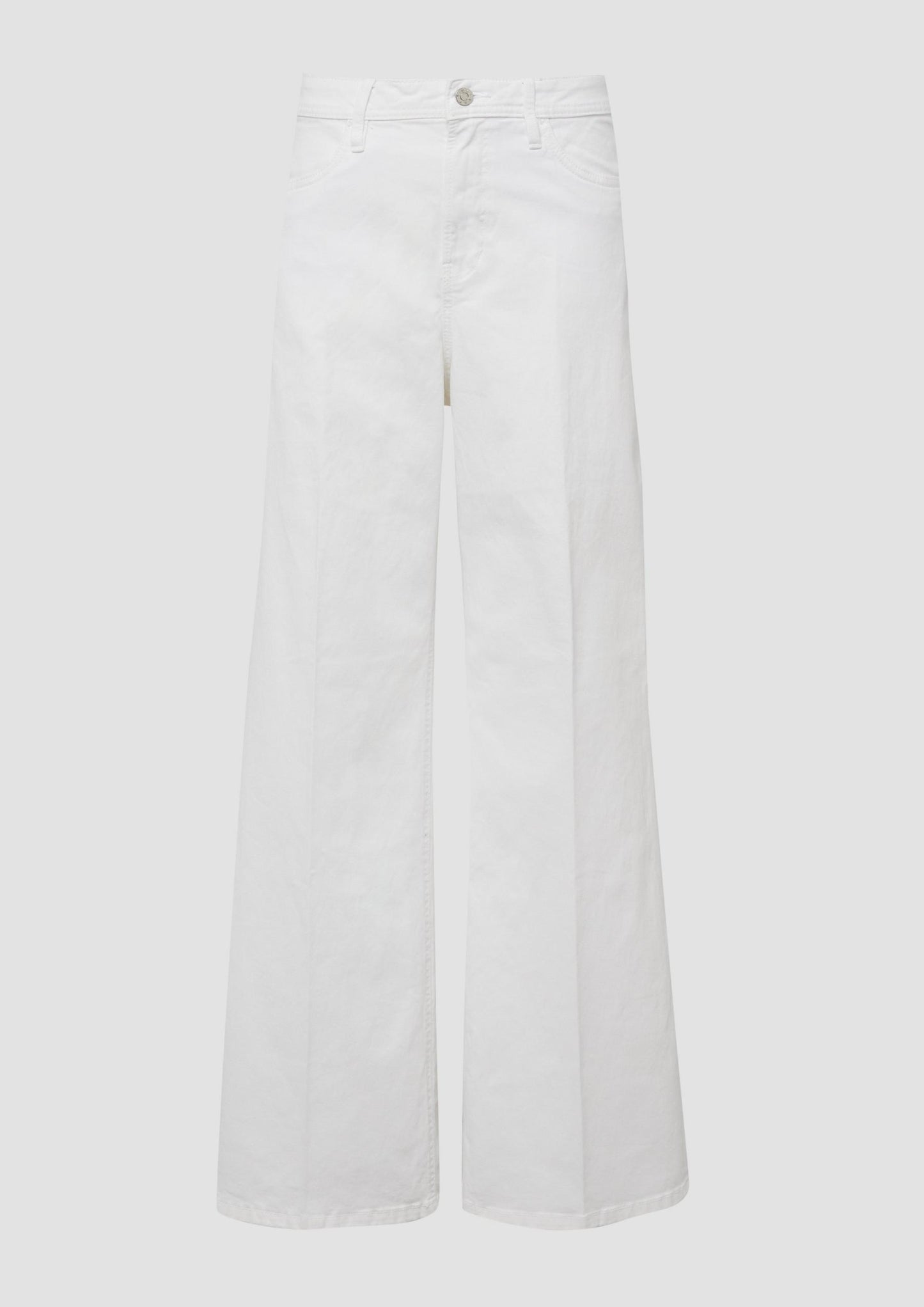 s.Oliver - Jeans Suri / Regular Fit / High Rise / Wide Leg - Farbe: Weiss