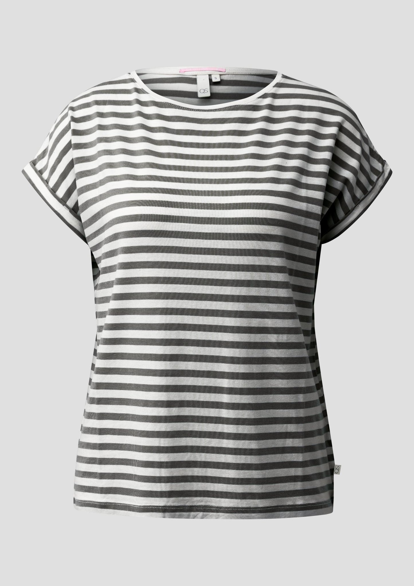 s.Oliver - T-Shirt aus Lyocellmix - Farbe: Grau