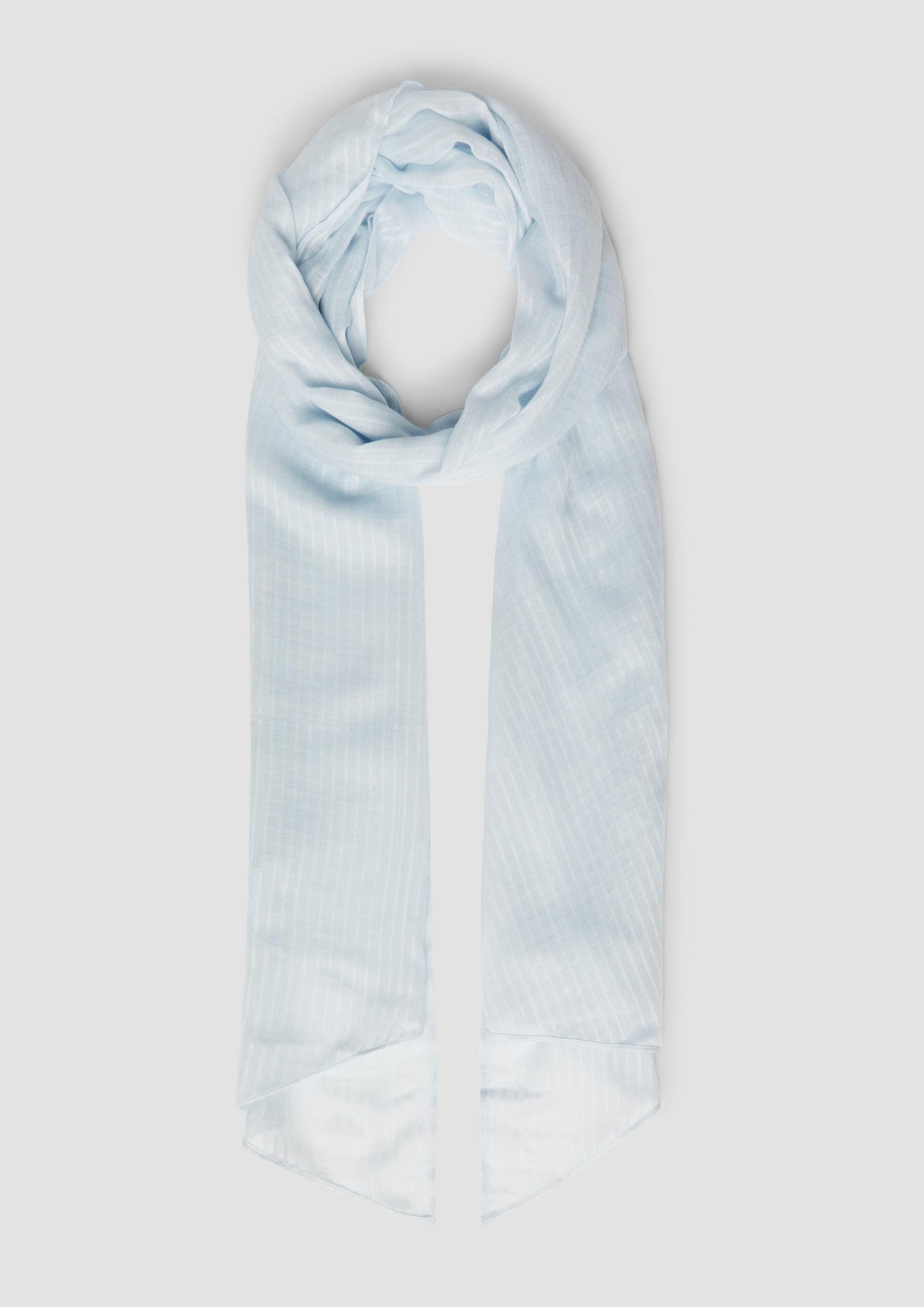 s.Oliver - Leichter Schal aus Webware - Farbe: Hellblau
