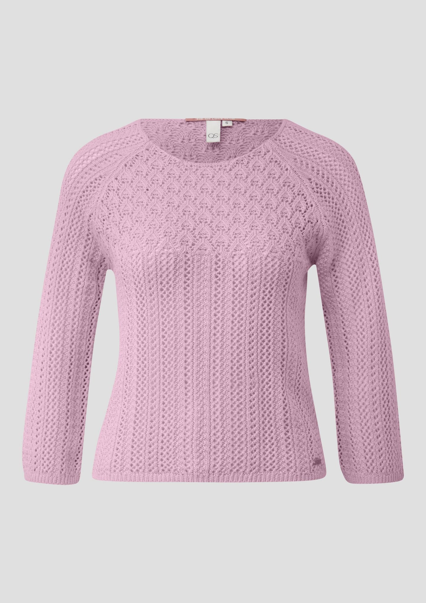QS - Ajourpullover - Farbe: Rosa