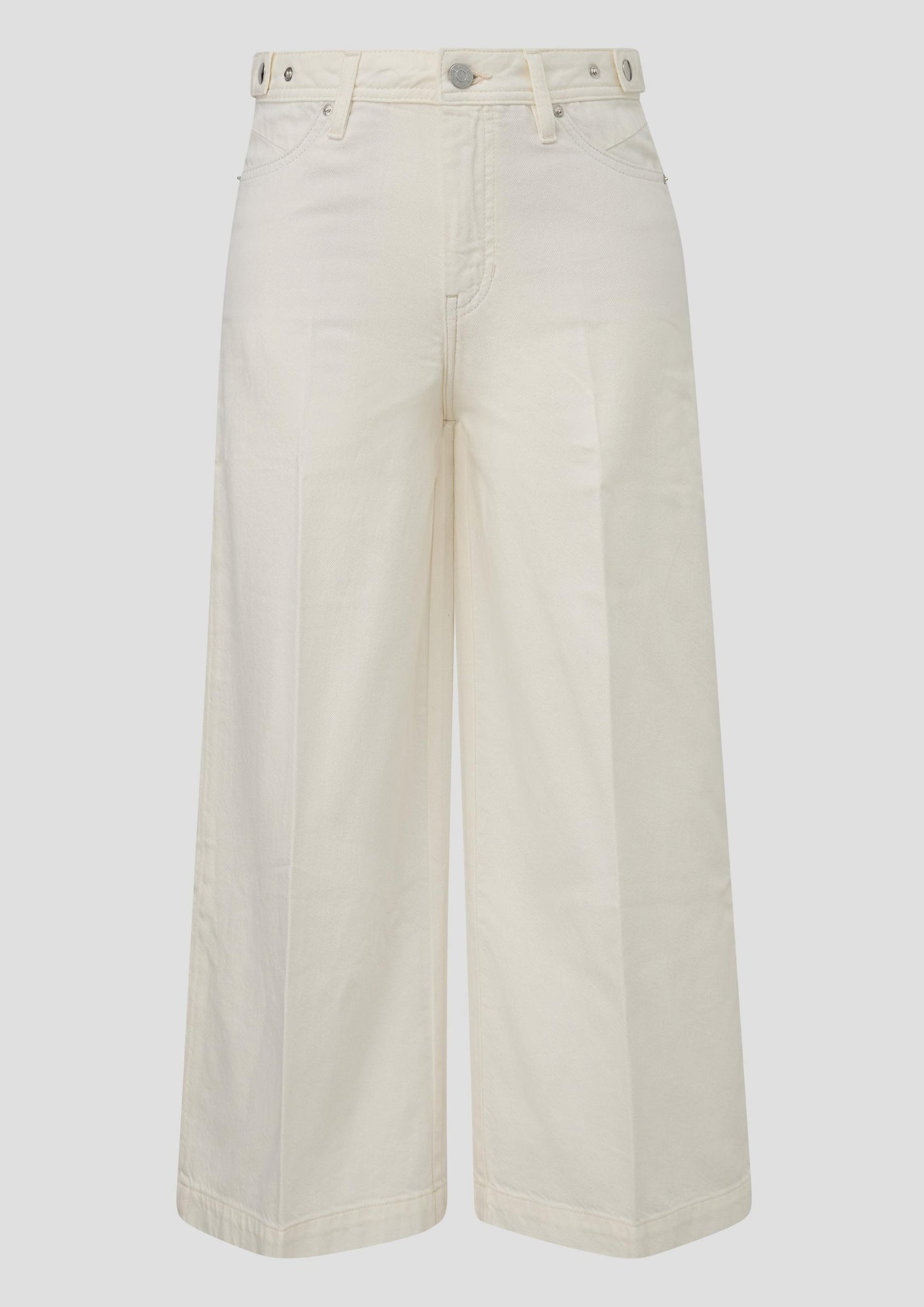 s.Oliver - Culotte Jeans Suri / Regular Fit / High Rise / Wide Leg / Undyed - Farbe: Helles Beige