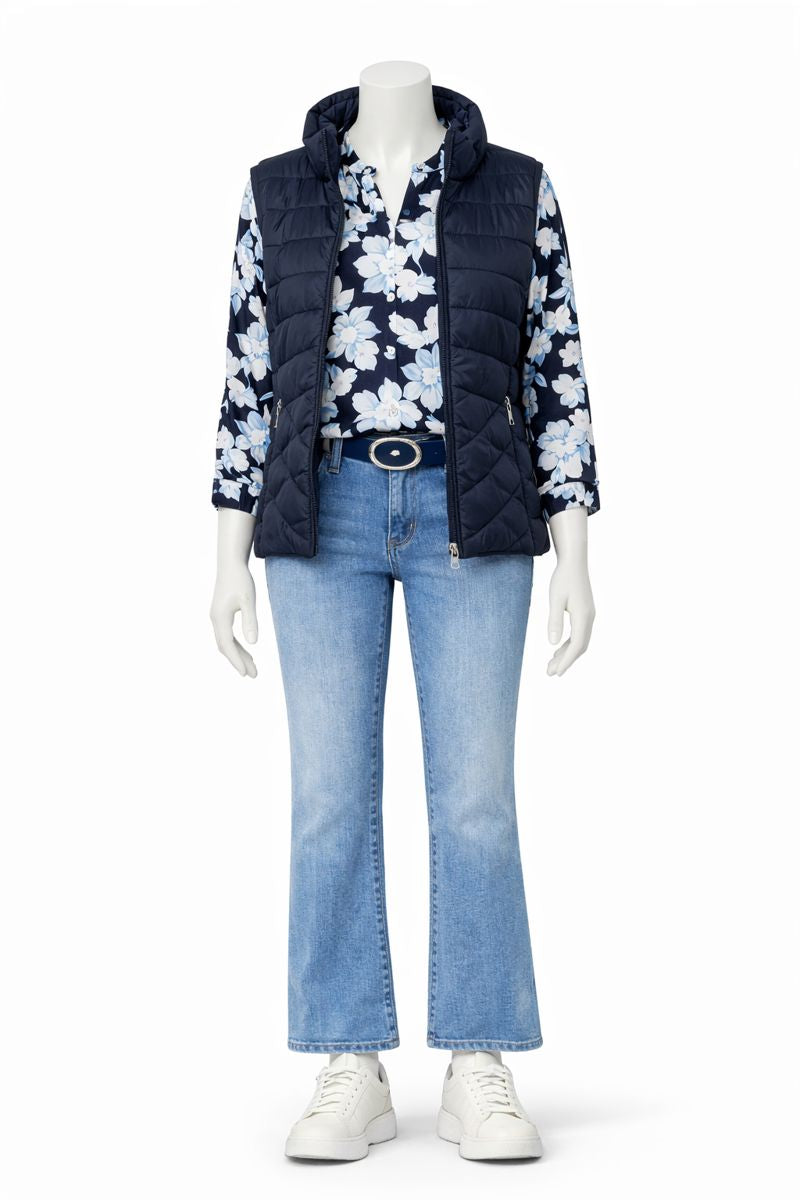 s.Oliver - Jeans Beverly / Slim Fit / Mid Rise / Bootcut Leg - Farbe: Blau