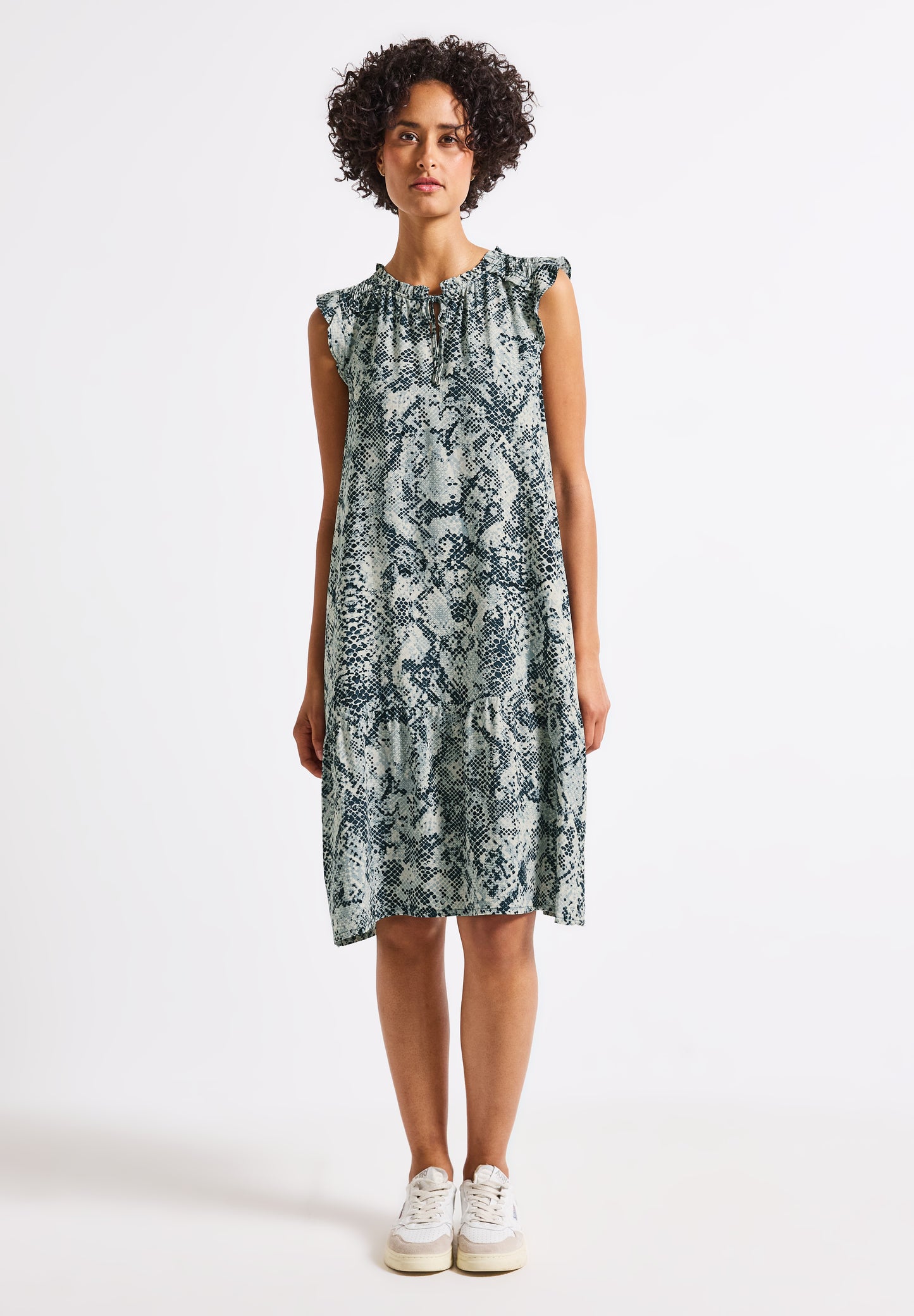 Street One Gemustertes Tunika-Kleid - Farbe: arona blue