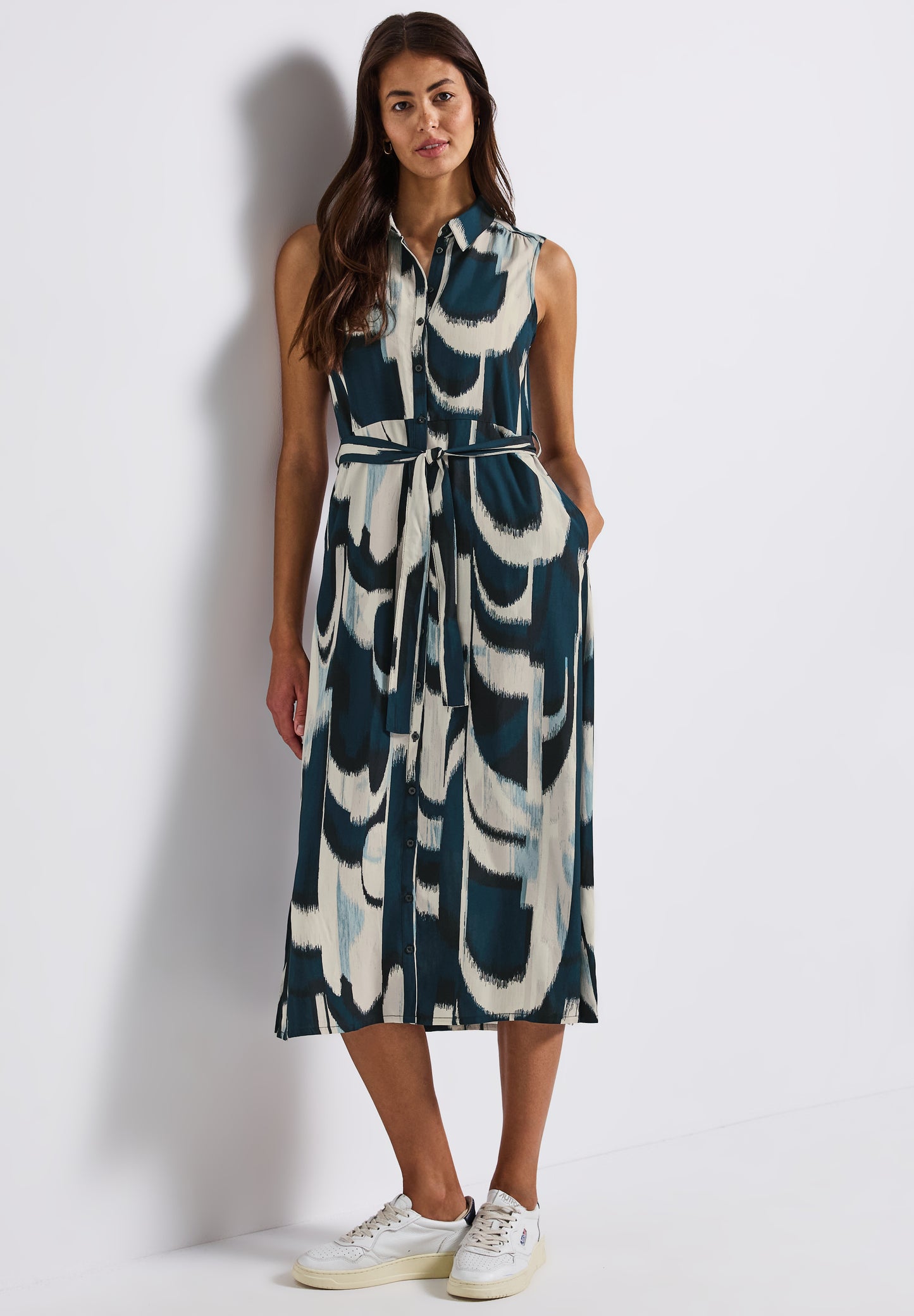 Street One Ãrmelloses Blusenkleid - Farbe: tide blue