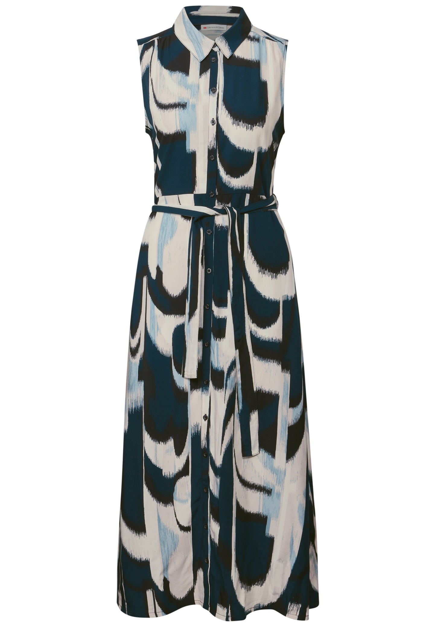 Street One Ãrmelloses Blusenkleid - Farbe: tide blue
