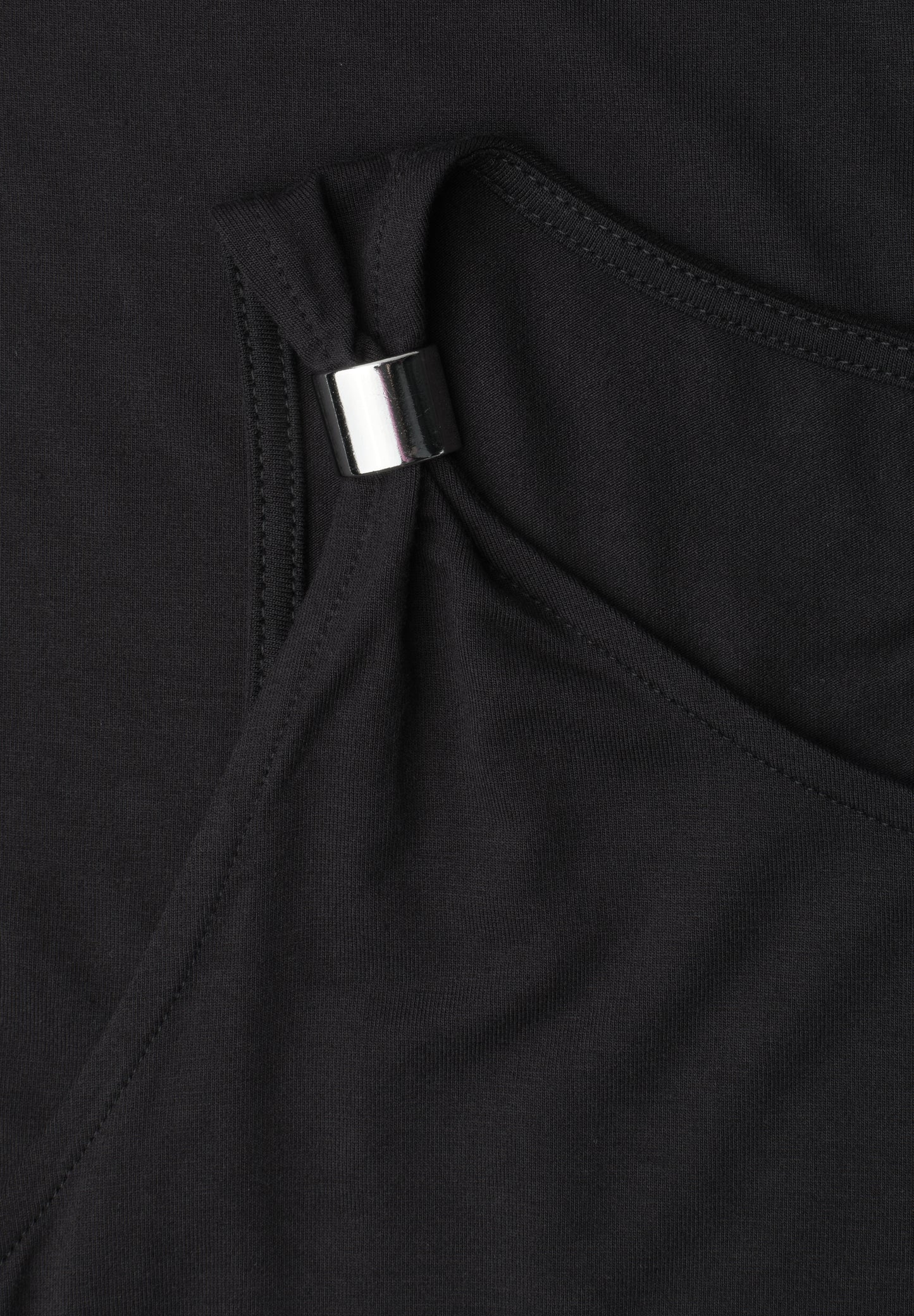 Street One - Knielanges Kleid mit Schnallendetail - Farbe: Black