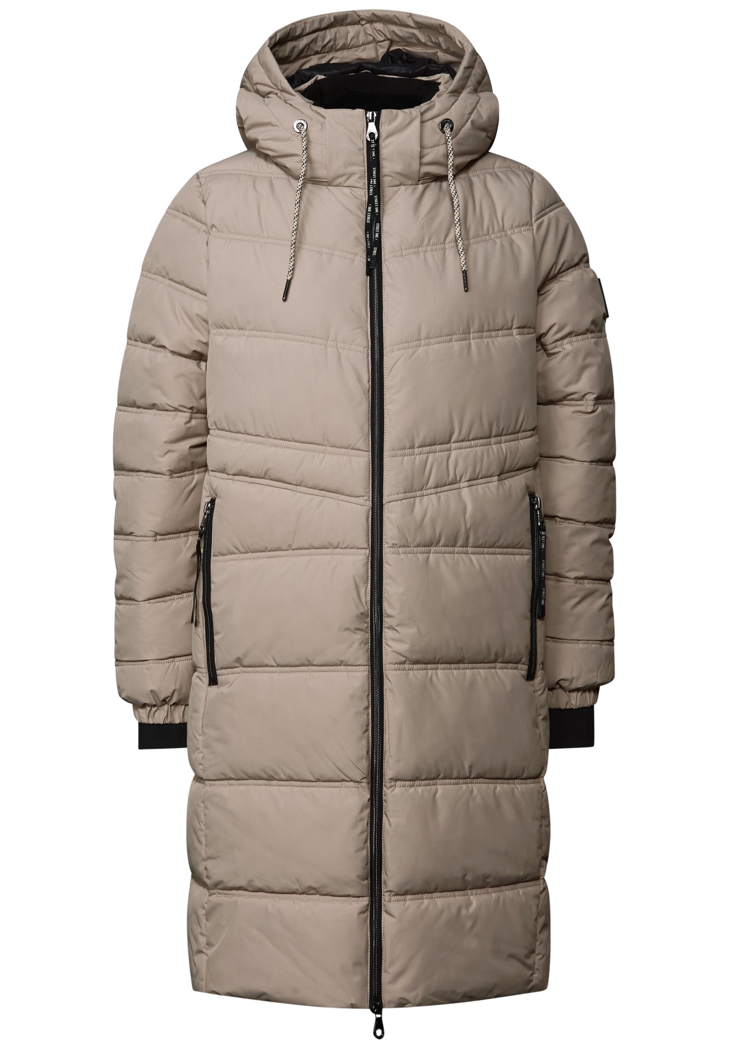 Street One Lange Steppjacke - Farbe: Smooth Champagne
