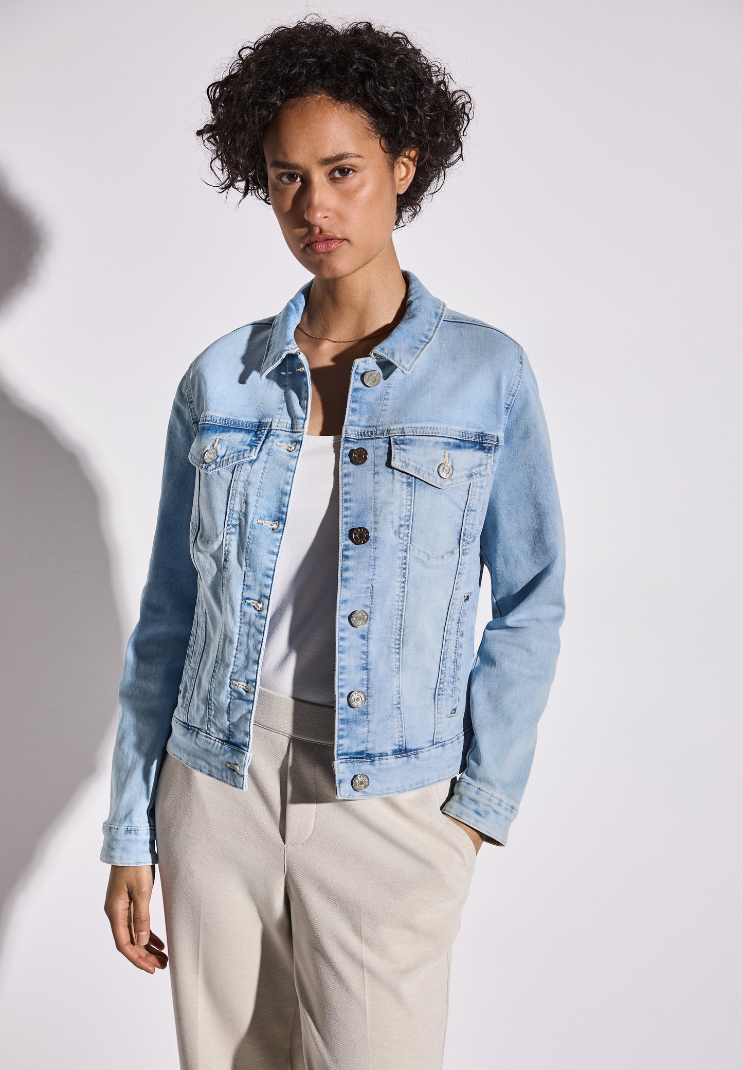Street One Jeansjacke - Farbe: Ultra bleached wash