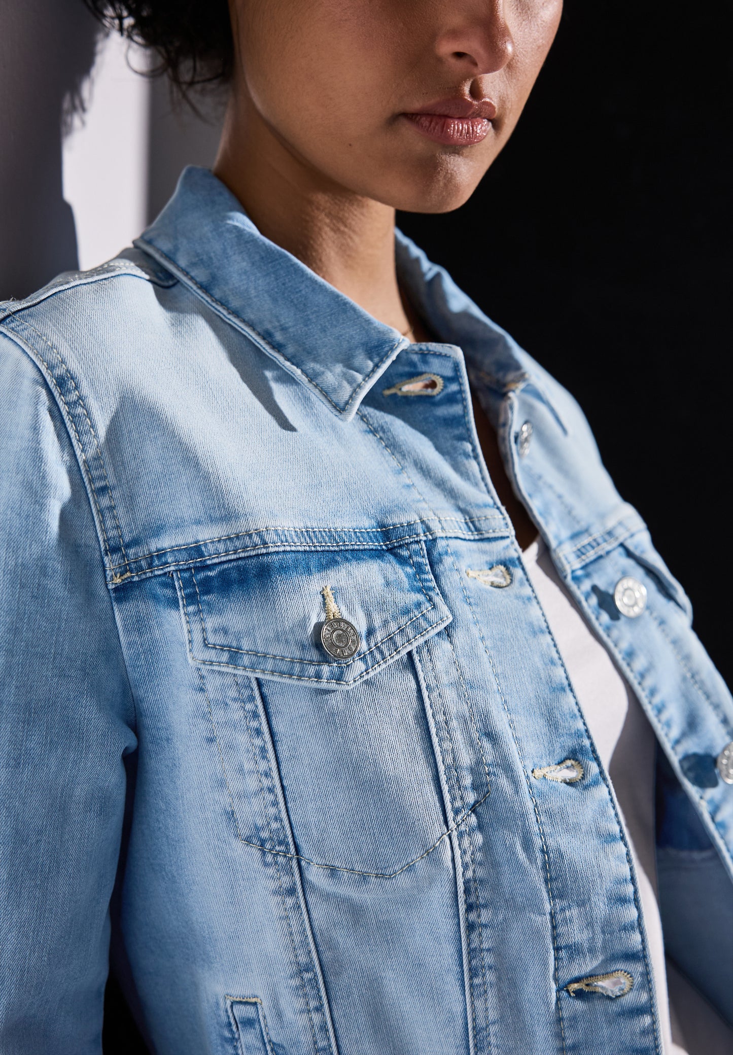 Street One Jeansjacke - Farbe: Ultra bleached wash
