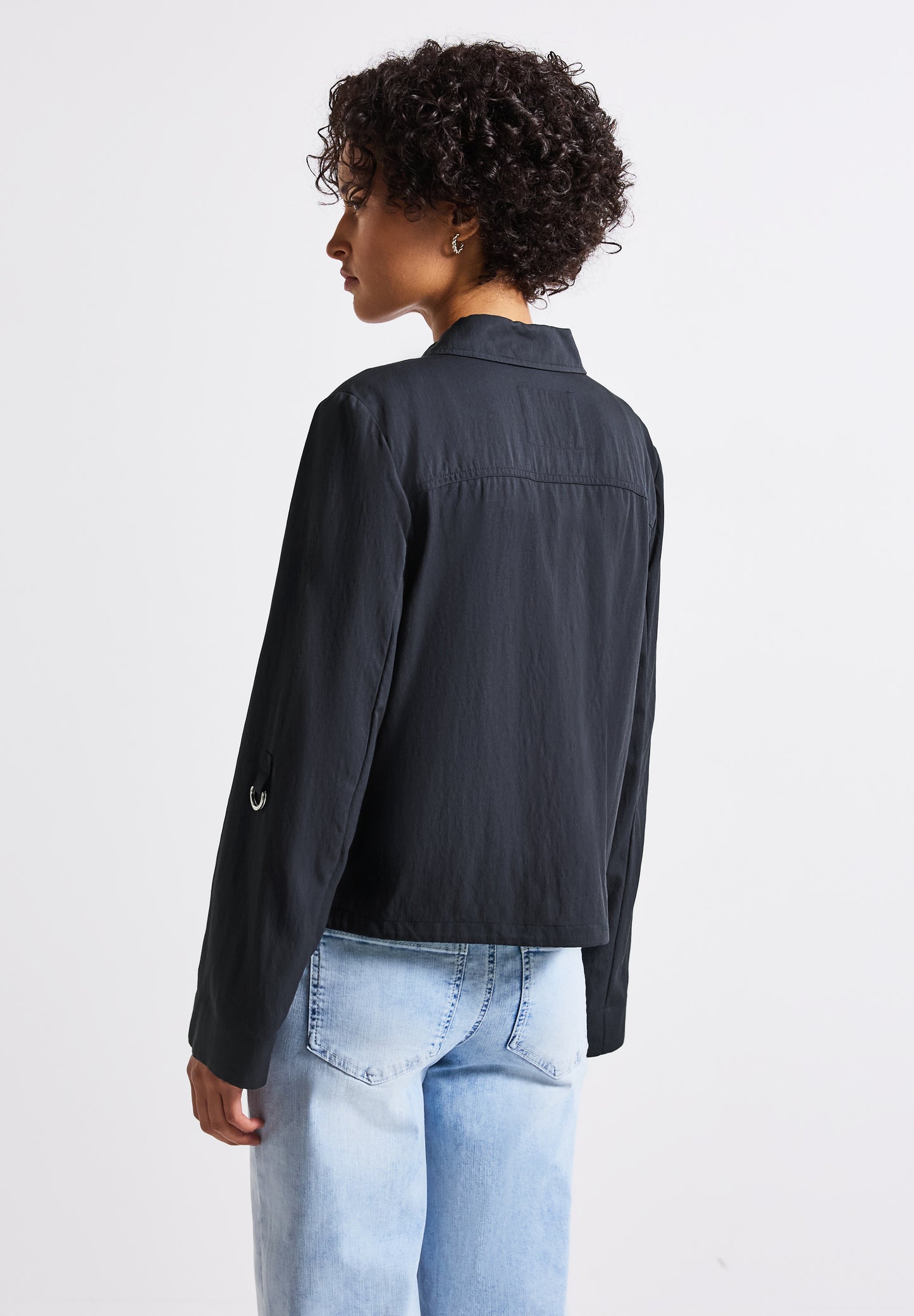 Street One Leichte Strukturjacke - Farbe: deepwater blue