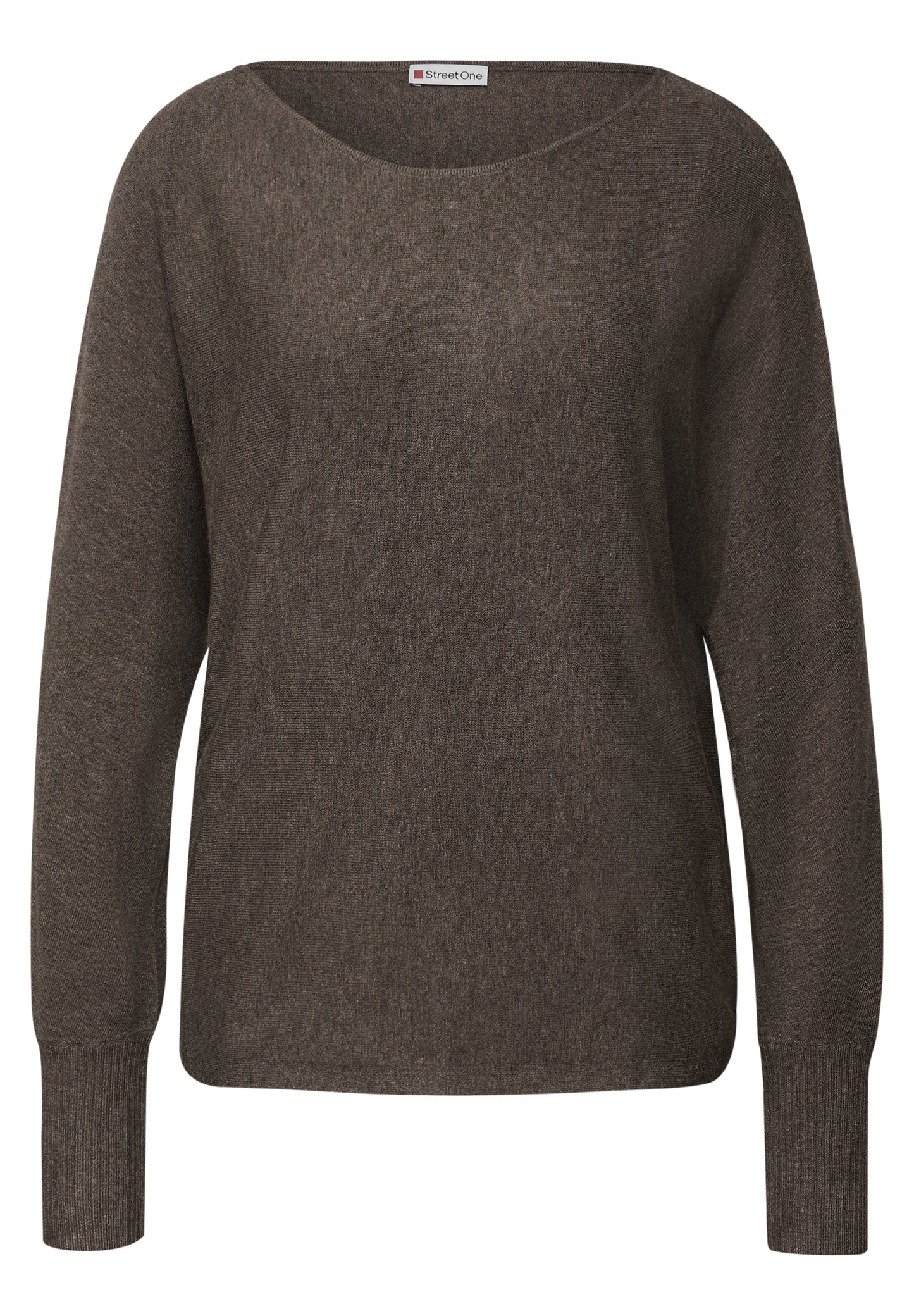Street One Dolman Pullover - Farbe: nomad brown mel.