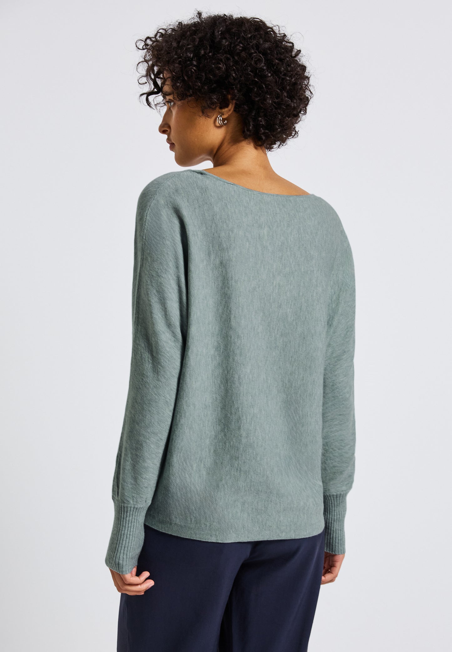 Street One Dolman Pullover - Farbe: nile blue mel.