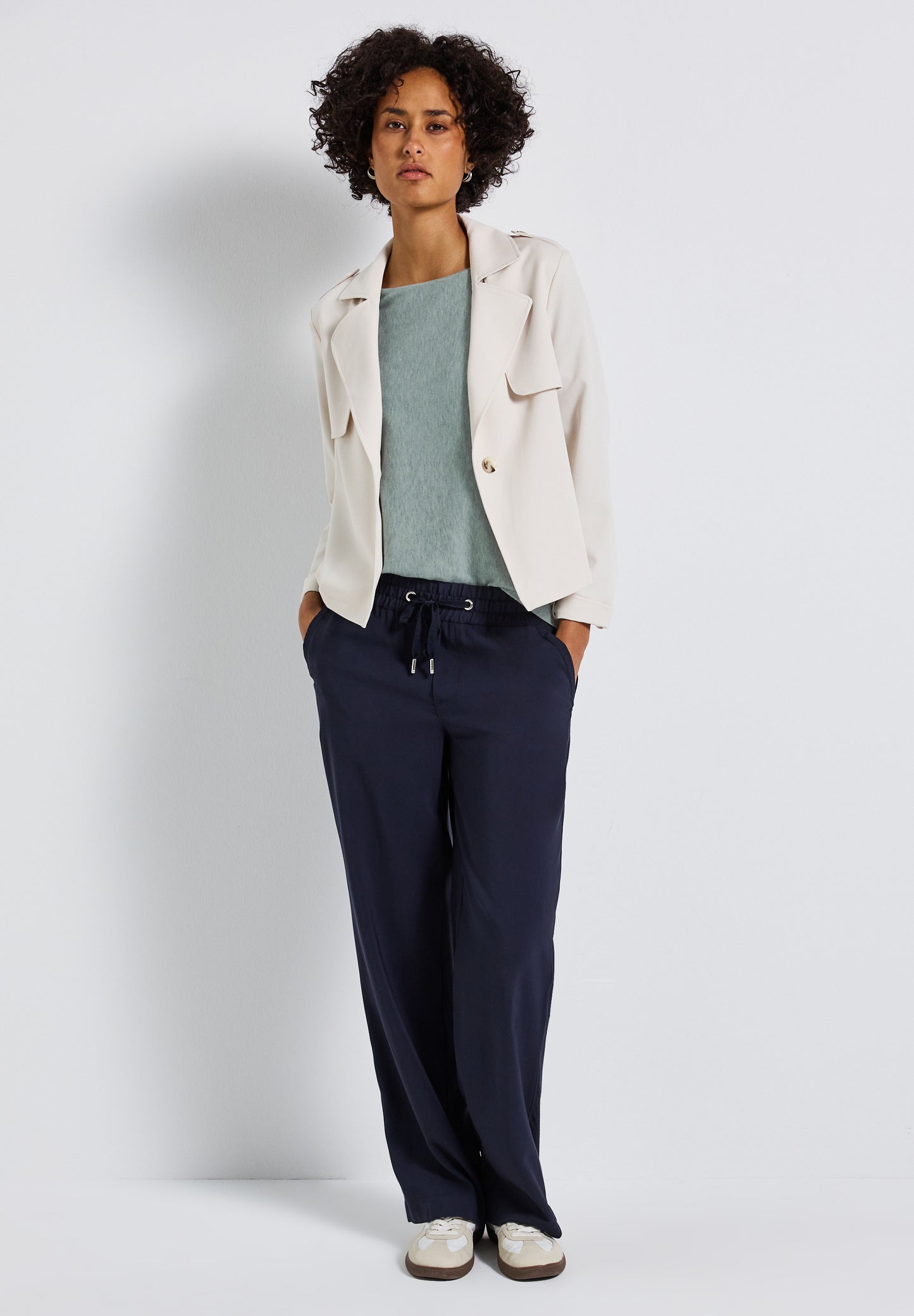 Street One Dolman Pullover - Farbe: nile blue mel.