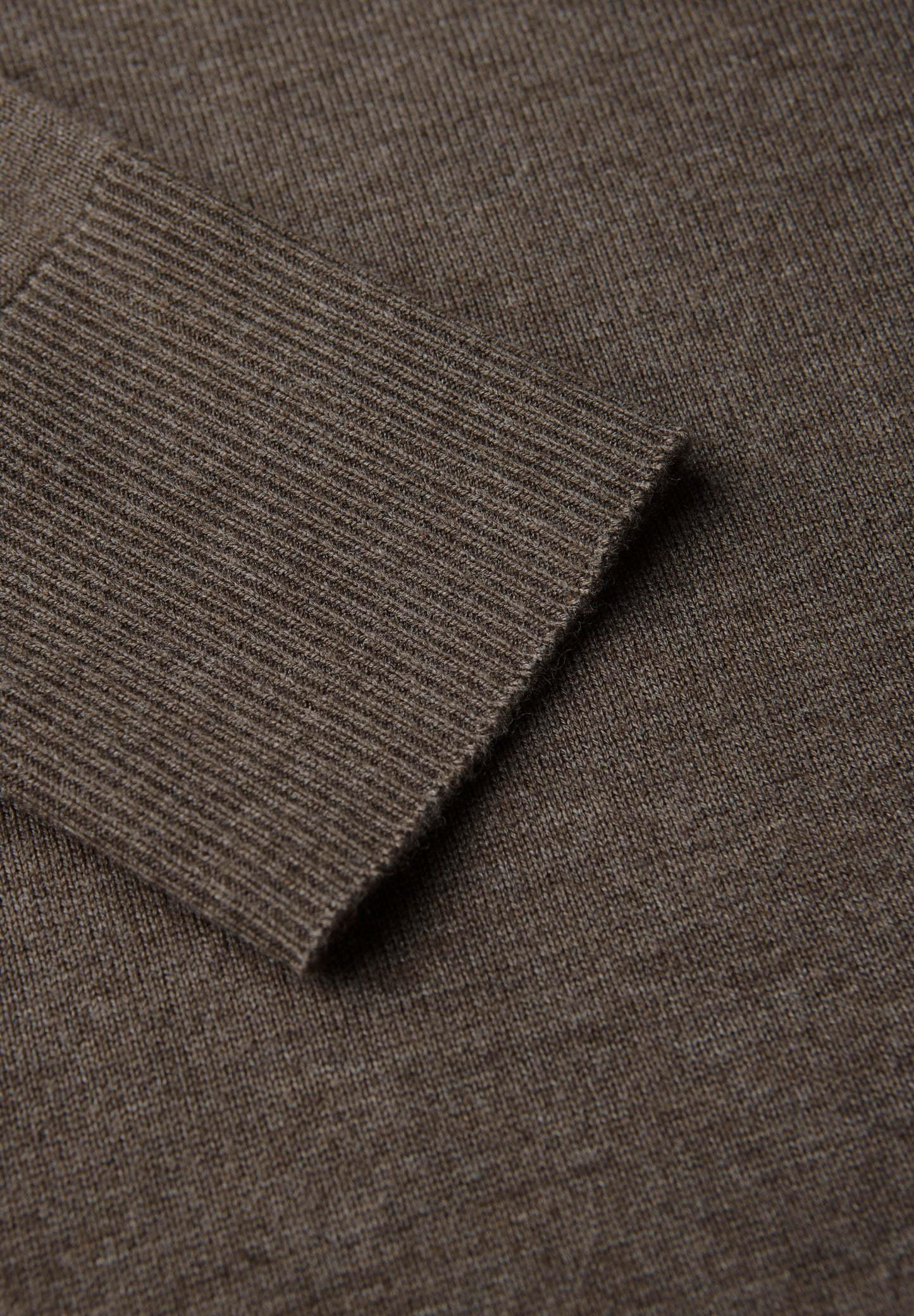 Street One Basic Pullover - Farbe: nomad brown mel.