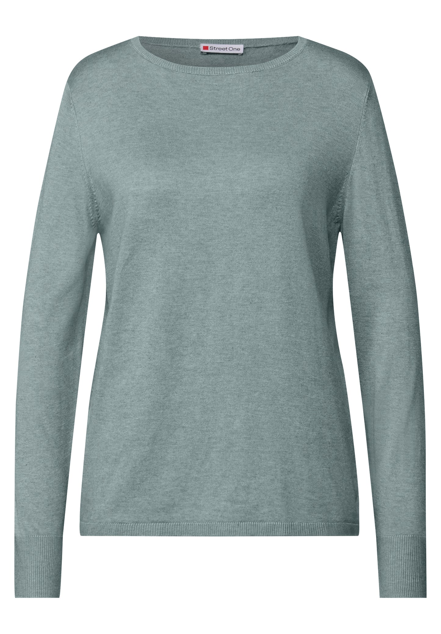 Street One Basic Pullover - Farbe: nile blue mel.