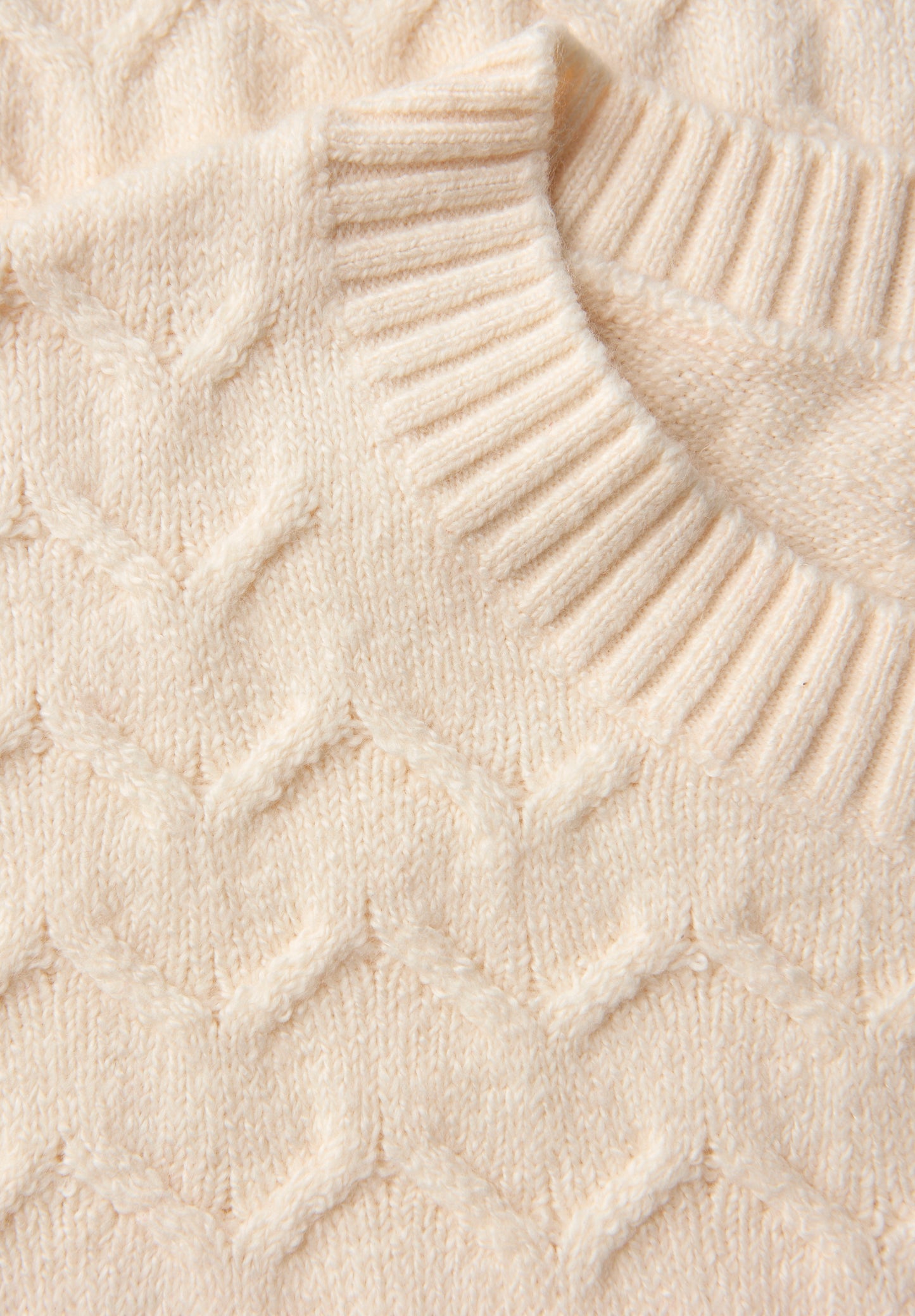 Street One Kuscheliger Strukturpullover - Farbe: soft beige
