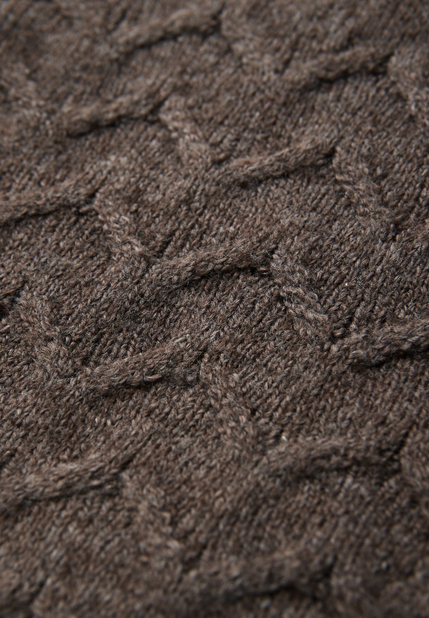 Street One Kuscheliger Strukturpullover - Farbe: dark nomad brown mel.
