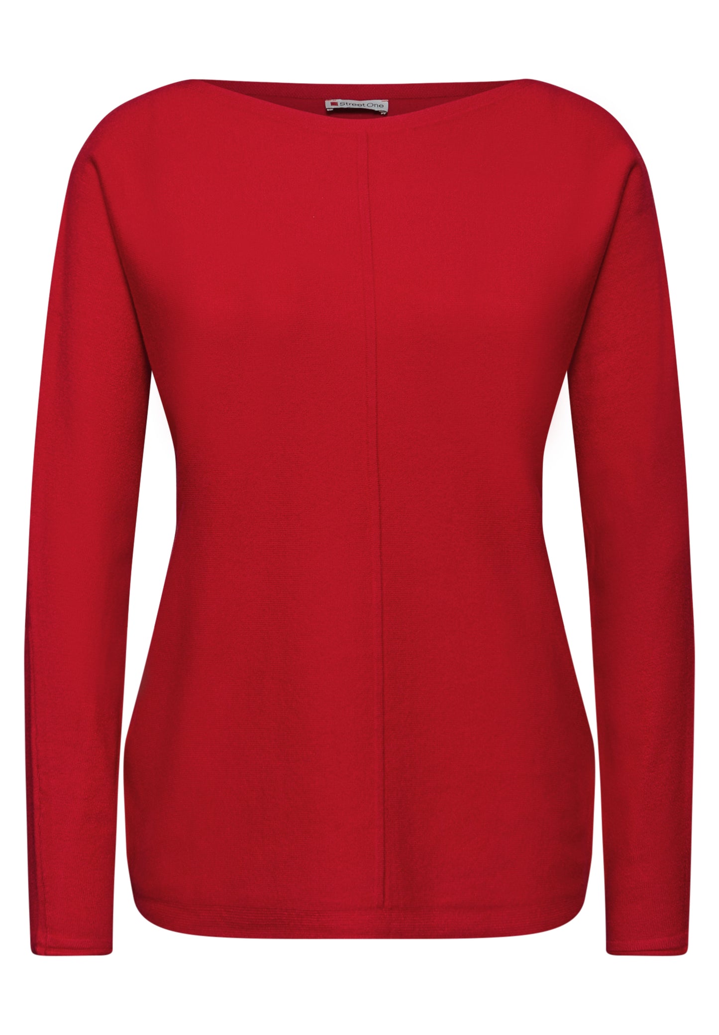 Street One Basic Dolman Pullover - Farbe: racing red