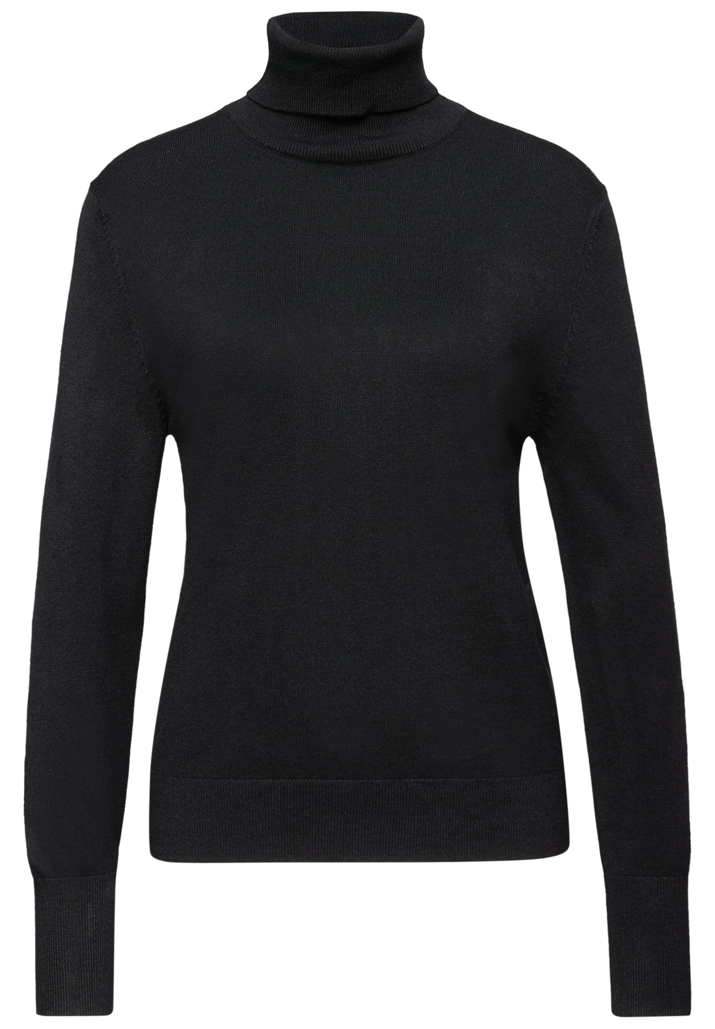 Street One Rollkragen Pullover - Farbe: Black