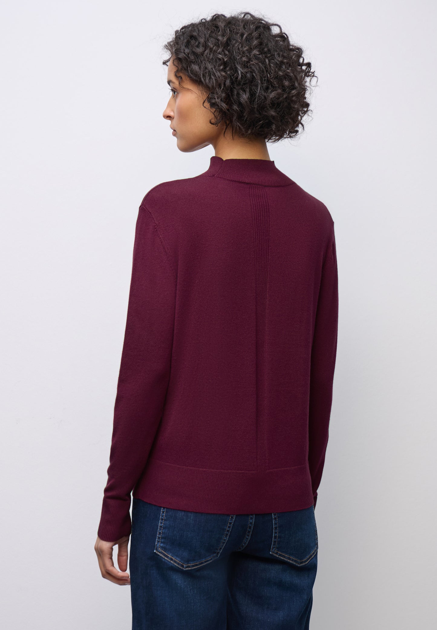 Street One Pullover mit Turtleneck - Farbe: noble red