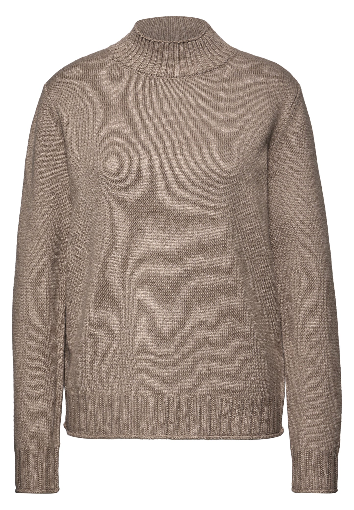 Street One Basic Turtleneck Pullover - Farbe: mocha glow mel.