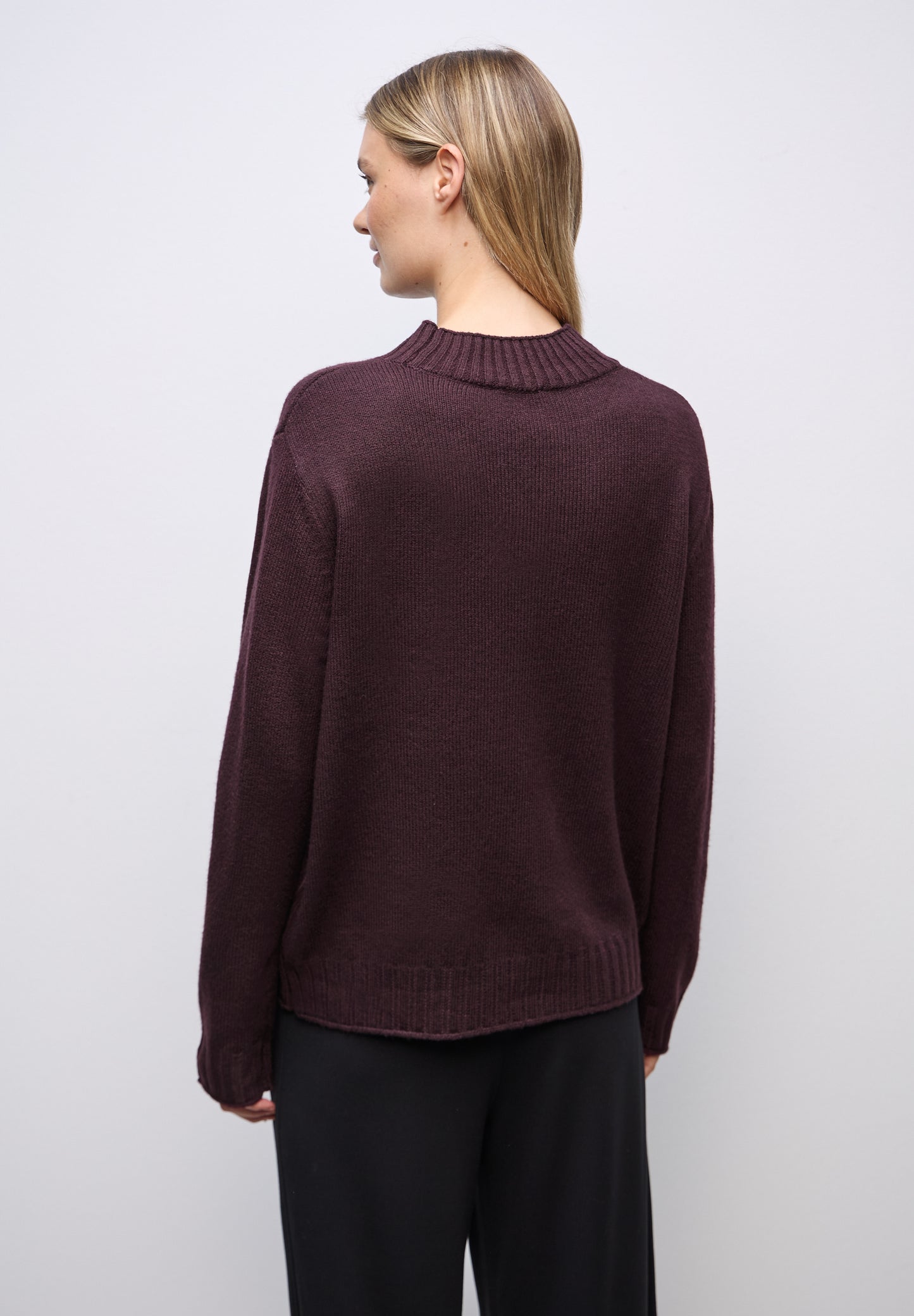Street One Basic Turtleneck Pullover - Farbe: jazz berry