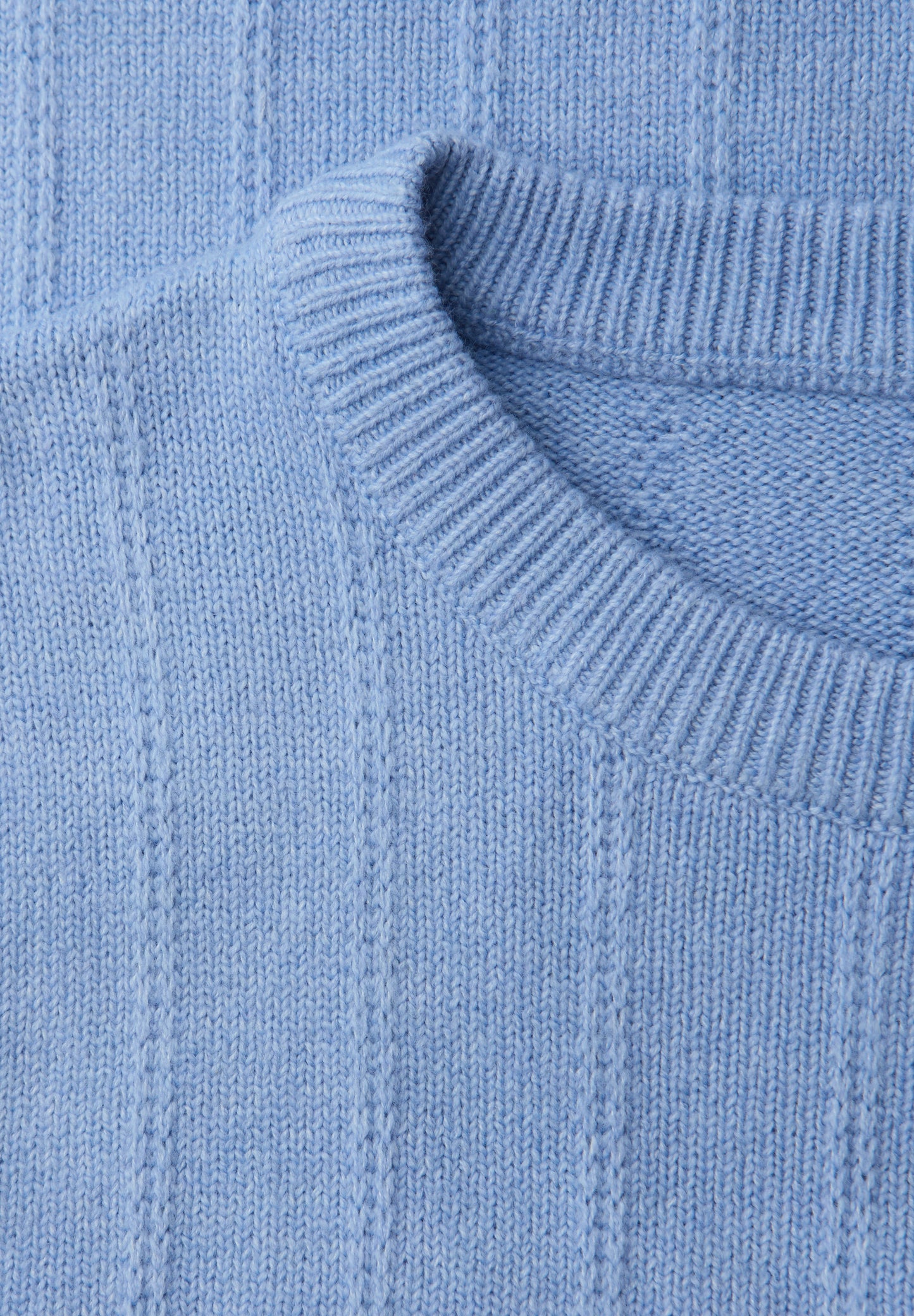 Street One - Strukturpullover - Farbe: frosted blue mel.