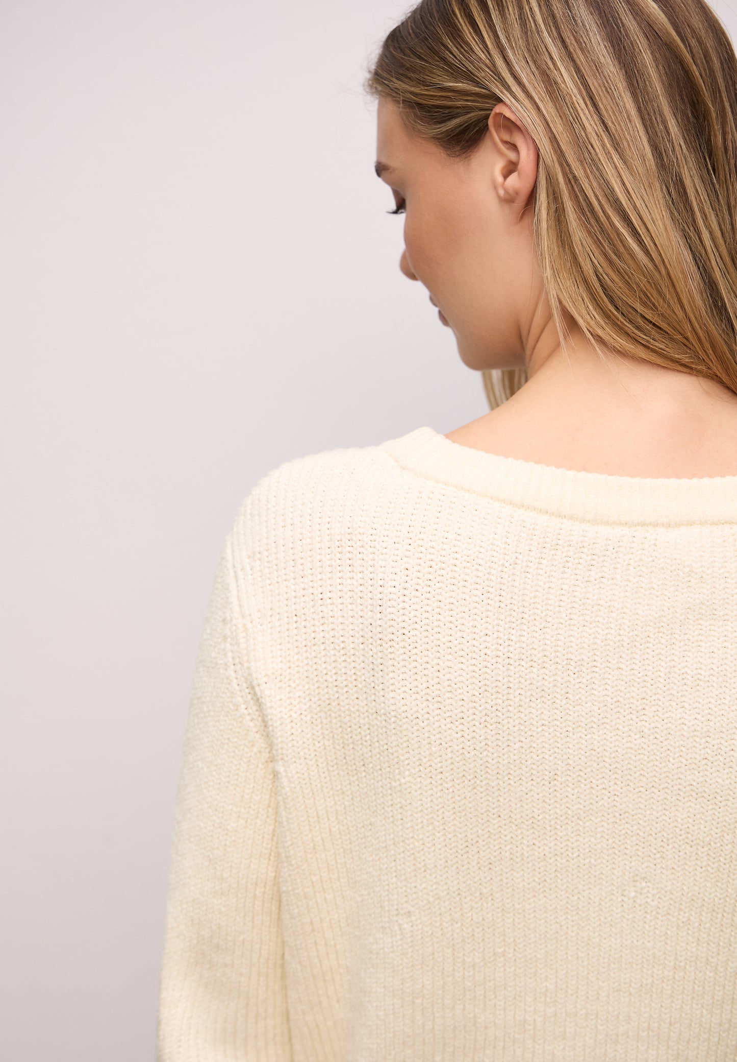 Street One - Chenille Pullover - Farbe: soft beige