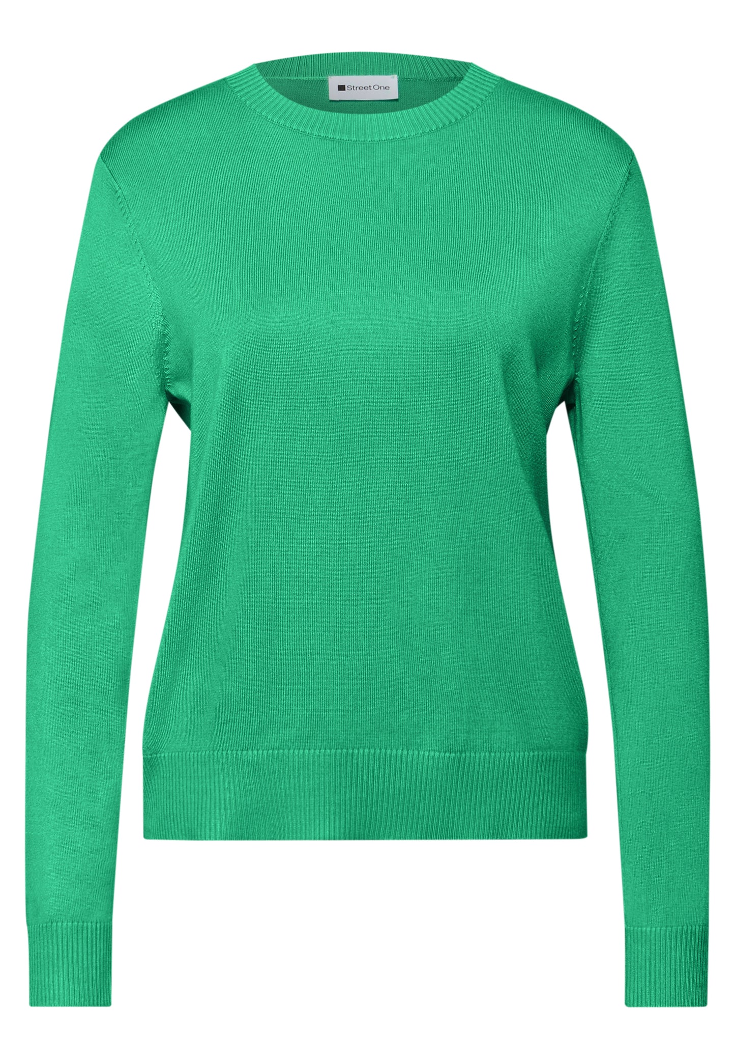 Street One - Basic Pullover - Farbe: arcadia green