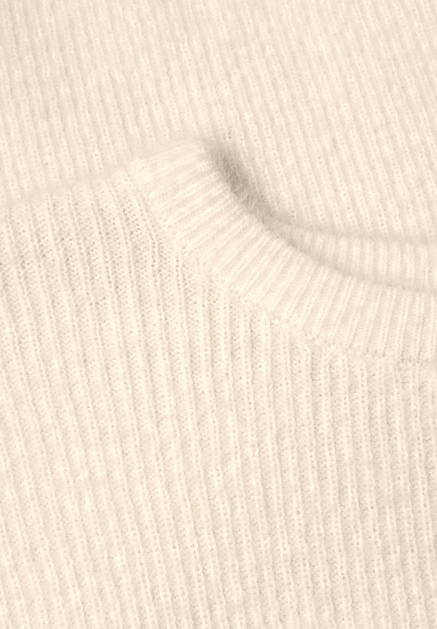 Street One - 3/4-Arm Pullover mit Rundhals - Farbe: pure beige