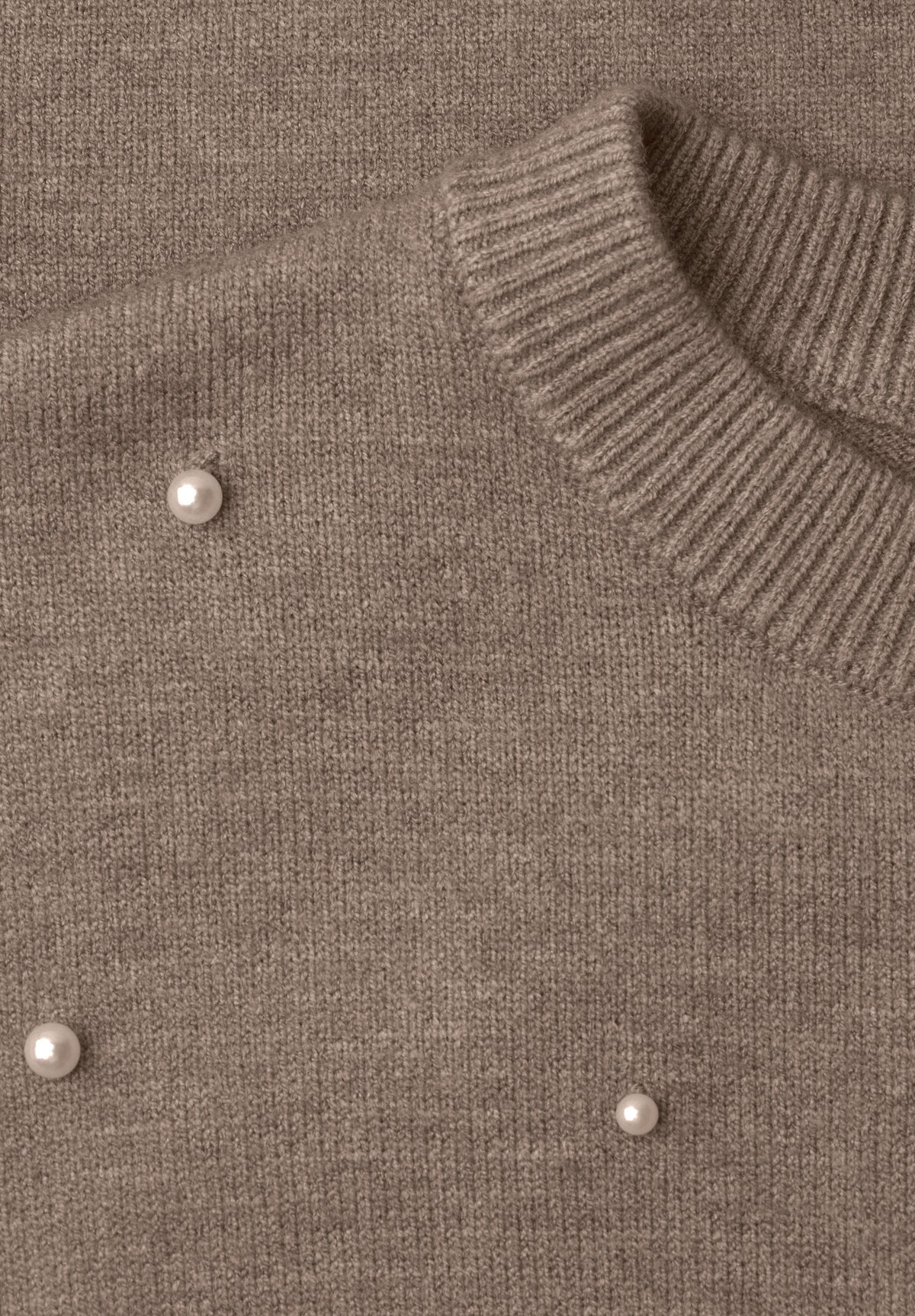 Street One - 3/4-Arm Pullover mit Rundhals - Farbe: sanded amber mel.