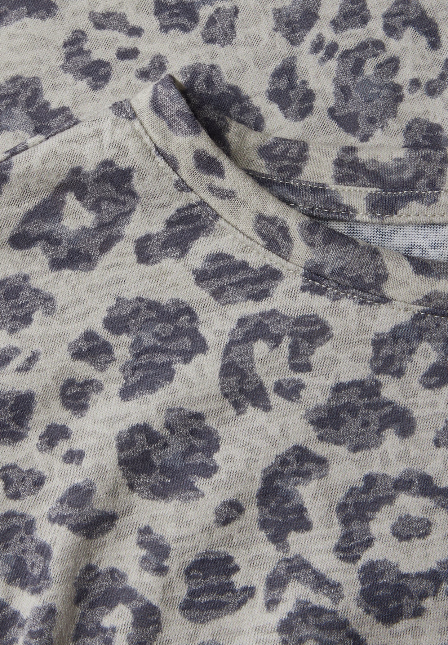 Street One Ausbrenner-Shirt mit Muster - Farbe: coastal beige