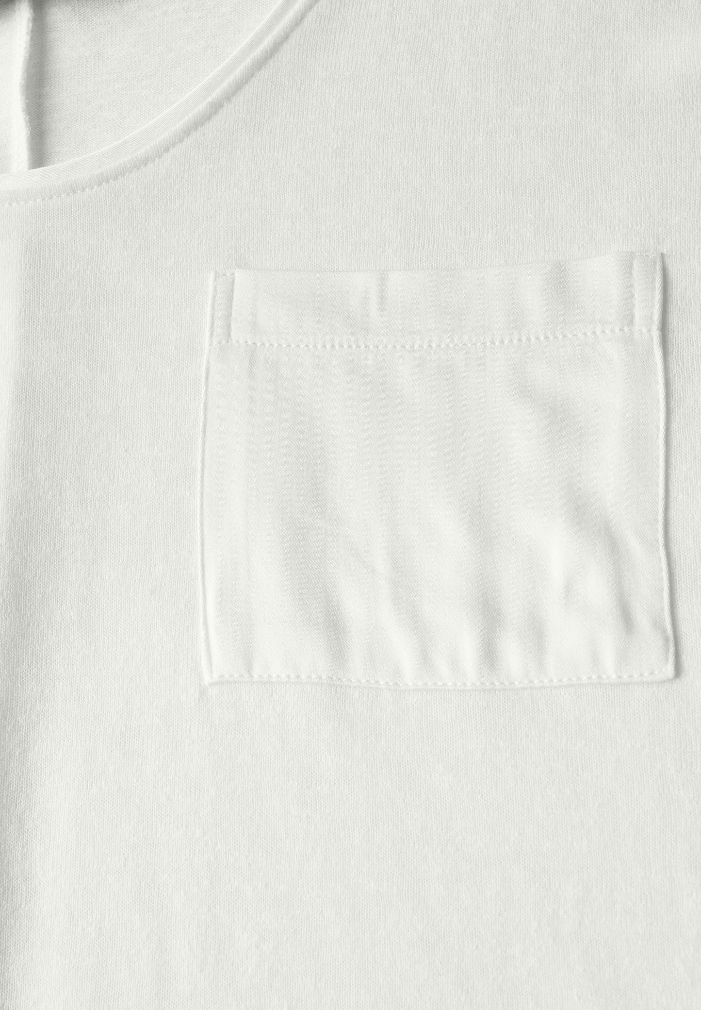 Street One Leinen-Look T-Shirt - Farbe: off white