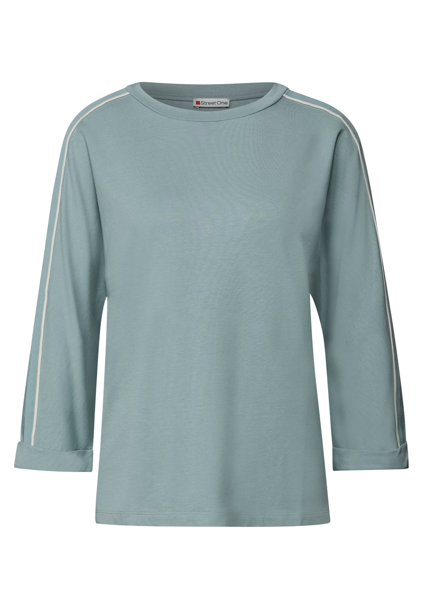 Street One Shirt mit Galonstreifen - Farbe: arona blue