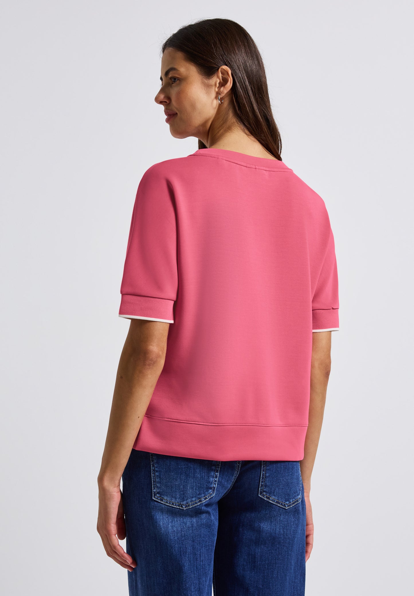 Street One Silk-Look Shirt - Farbe: almond coral