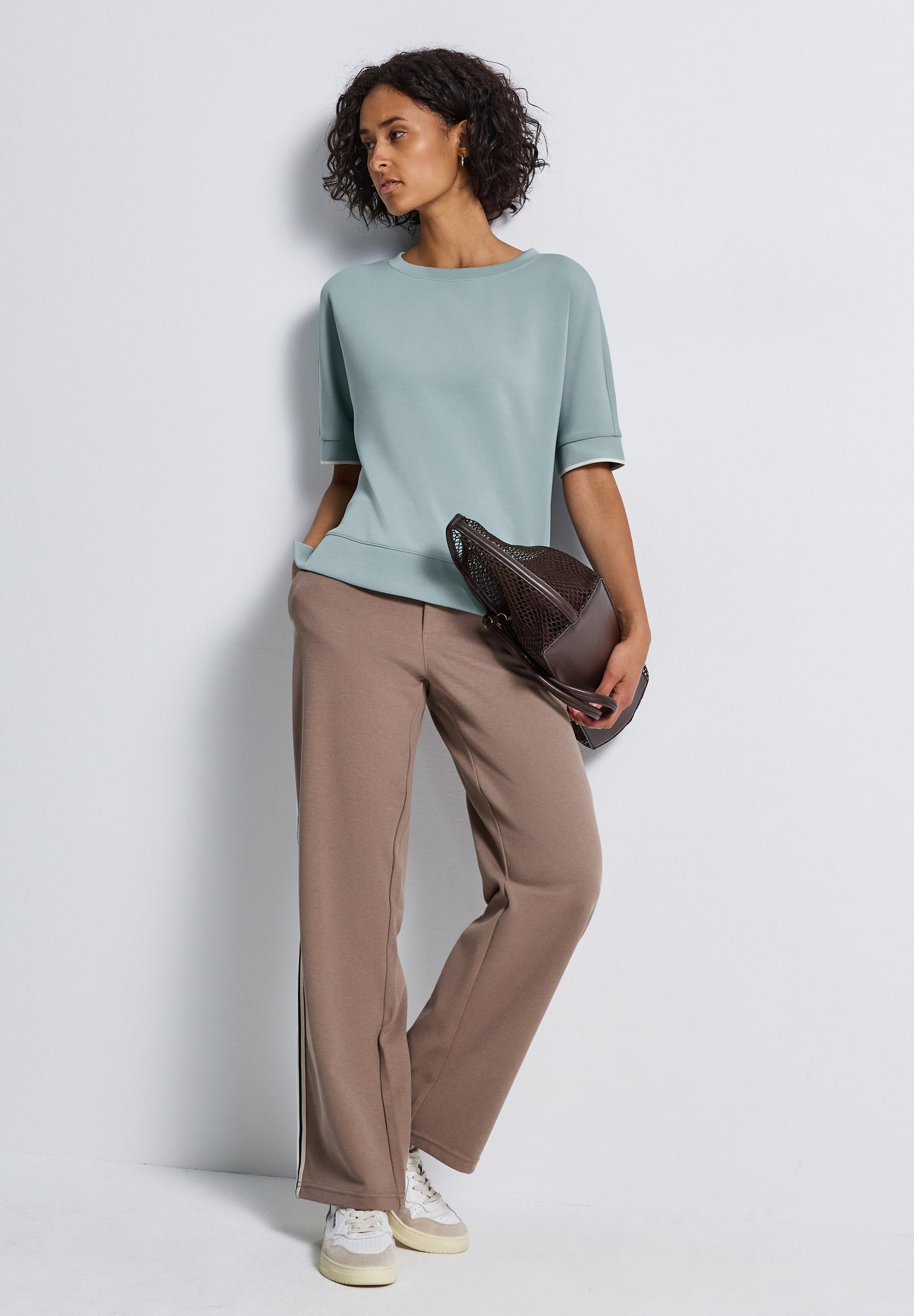 Street One Silk-Look Shirt - Farbe: arona blue