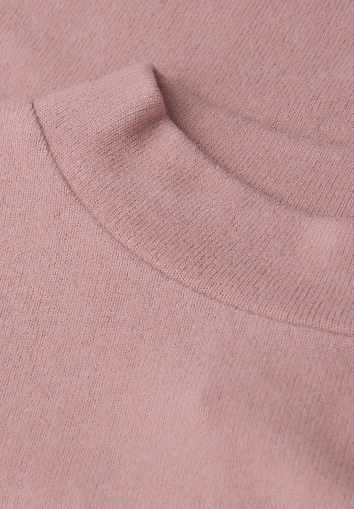 Street One Softes Turtleneck Shirt - Farbe: powder pink mel.