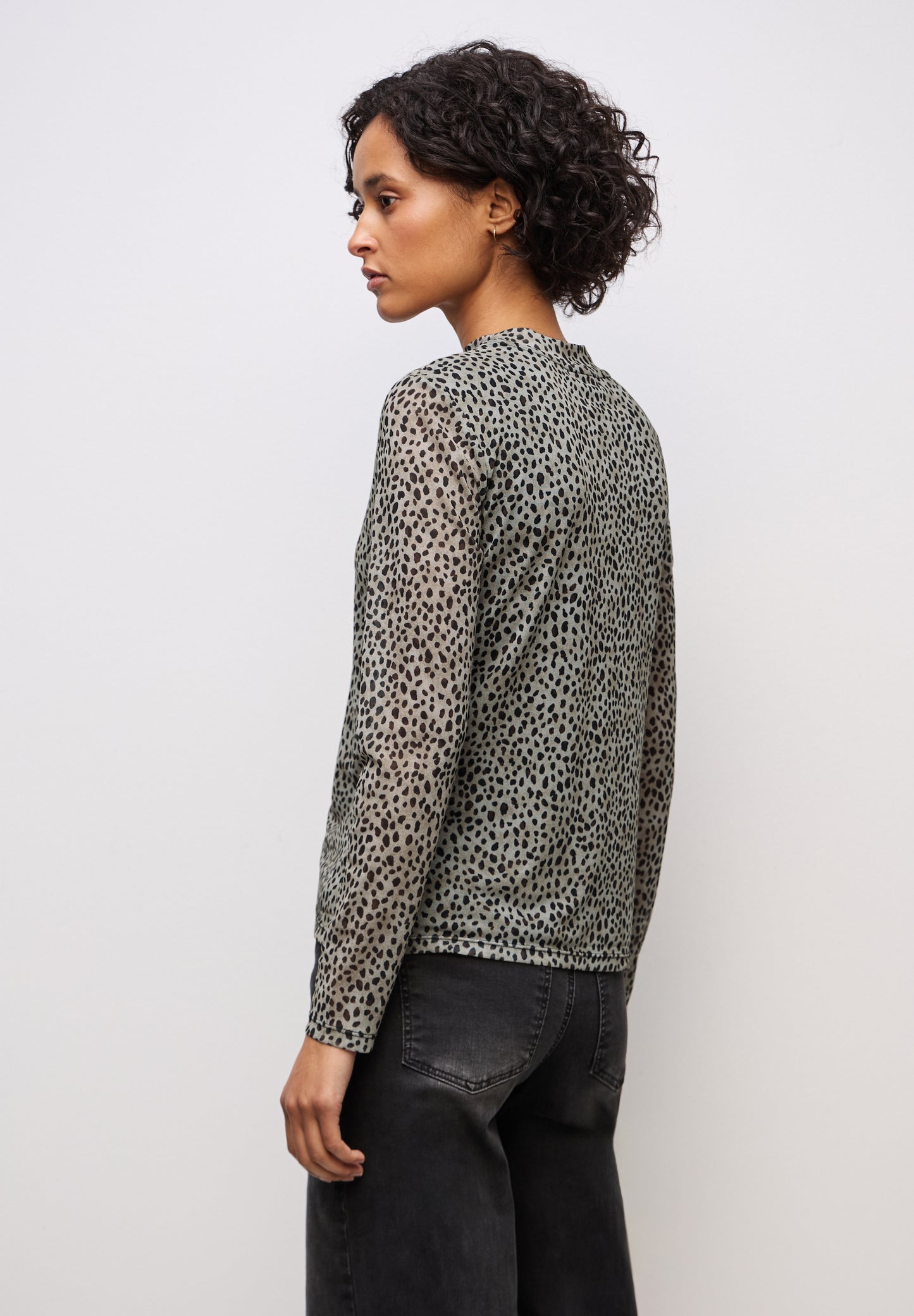 Street One Leo Mesh-Shirt - Farbe: sanded beige
