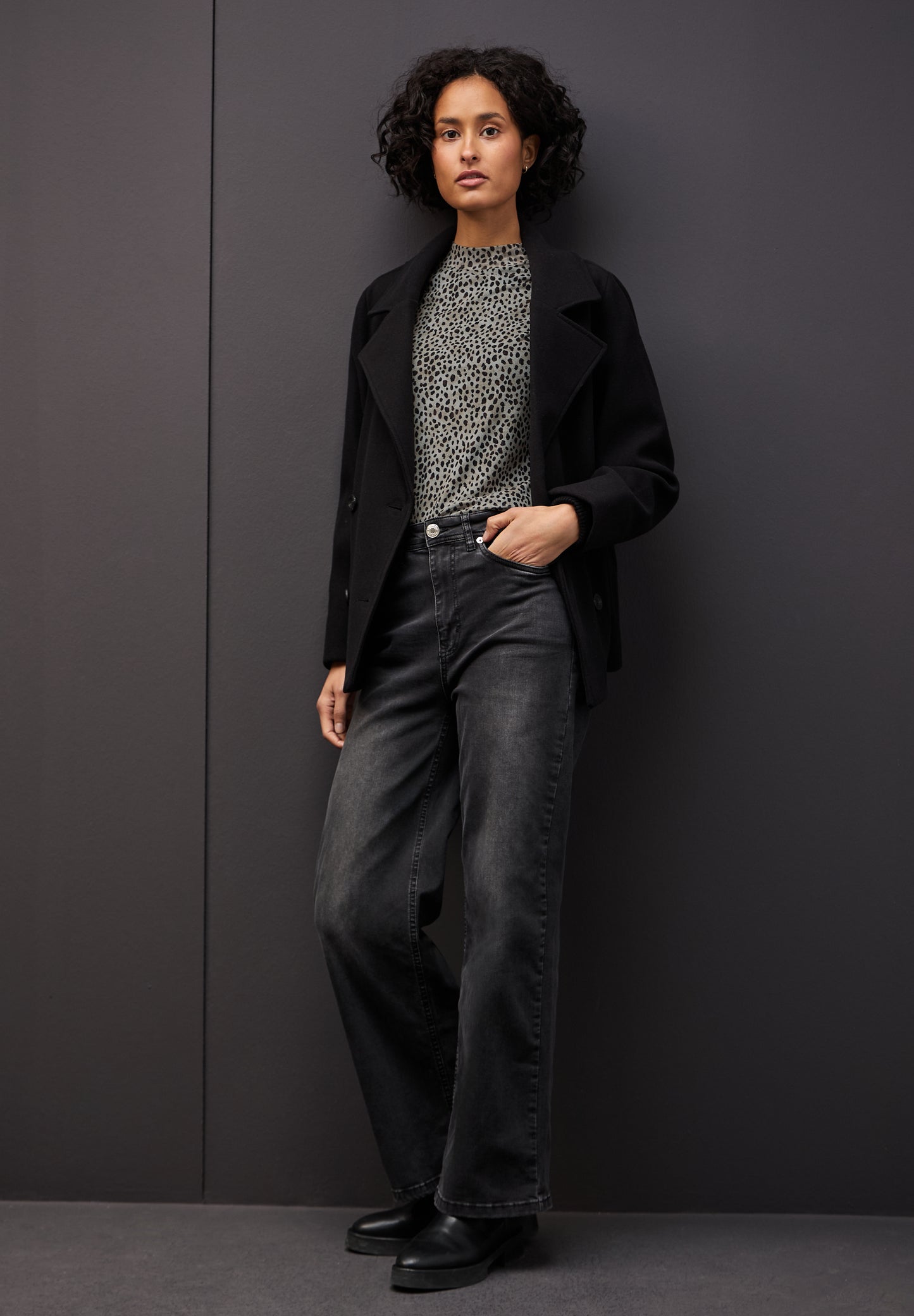 Street One Leo Mesh-Shirt - Farbe: sanded beige