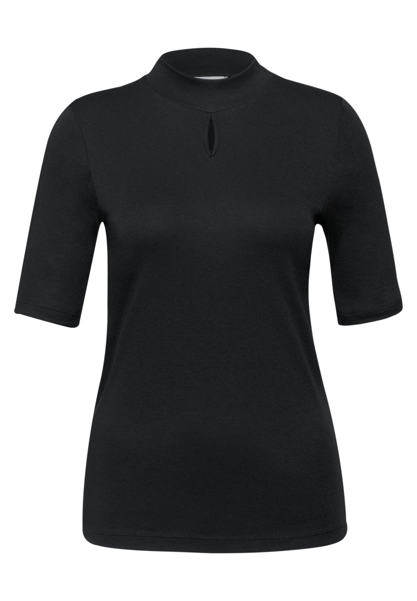 Street One Shirt mit Cut-Out Detail - Farbe: Black