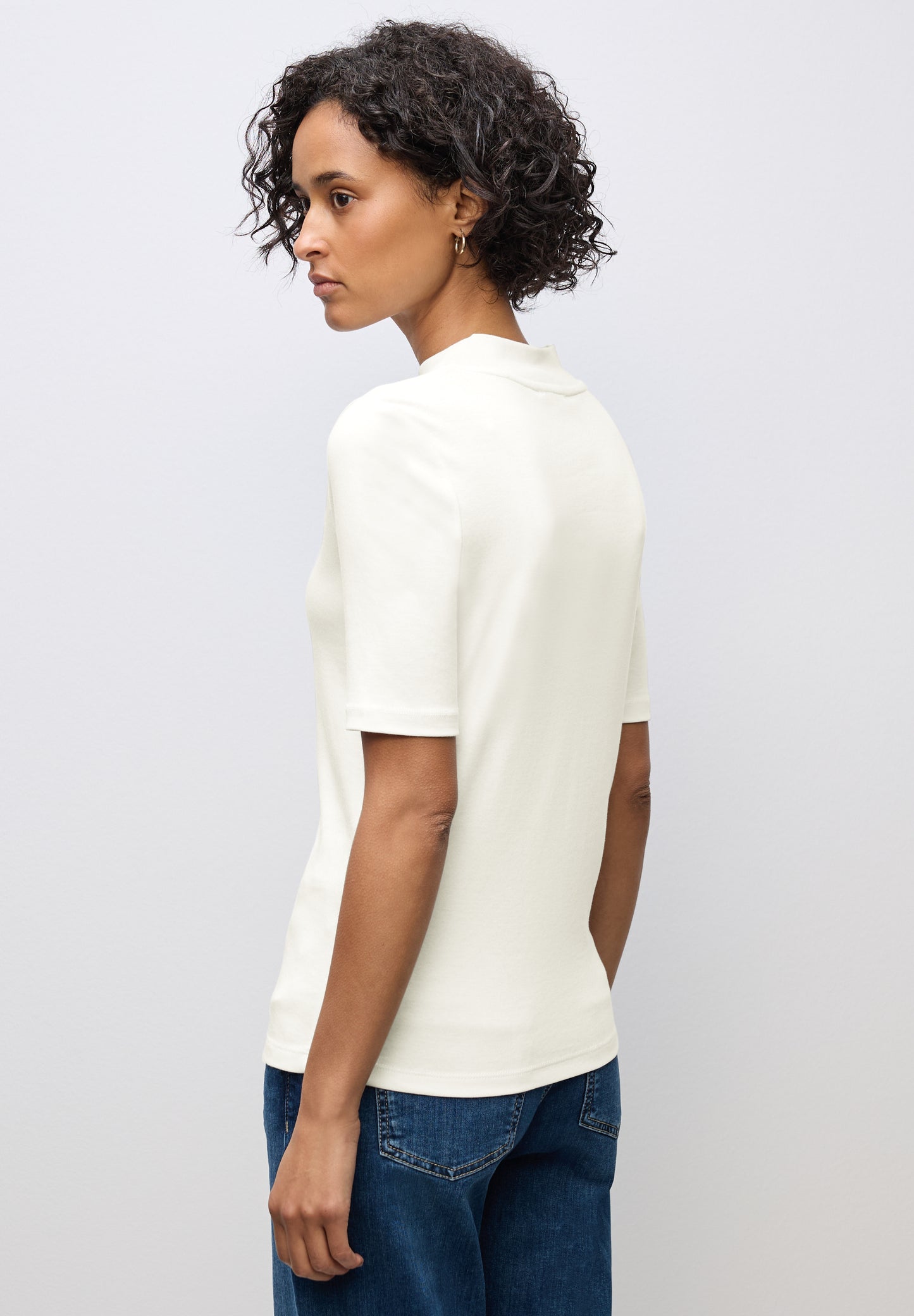 Street One Shirt mit Cut-Out Detail - Farbe: off white