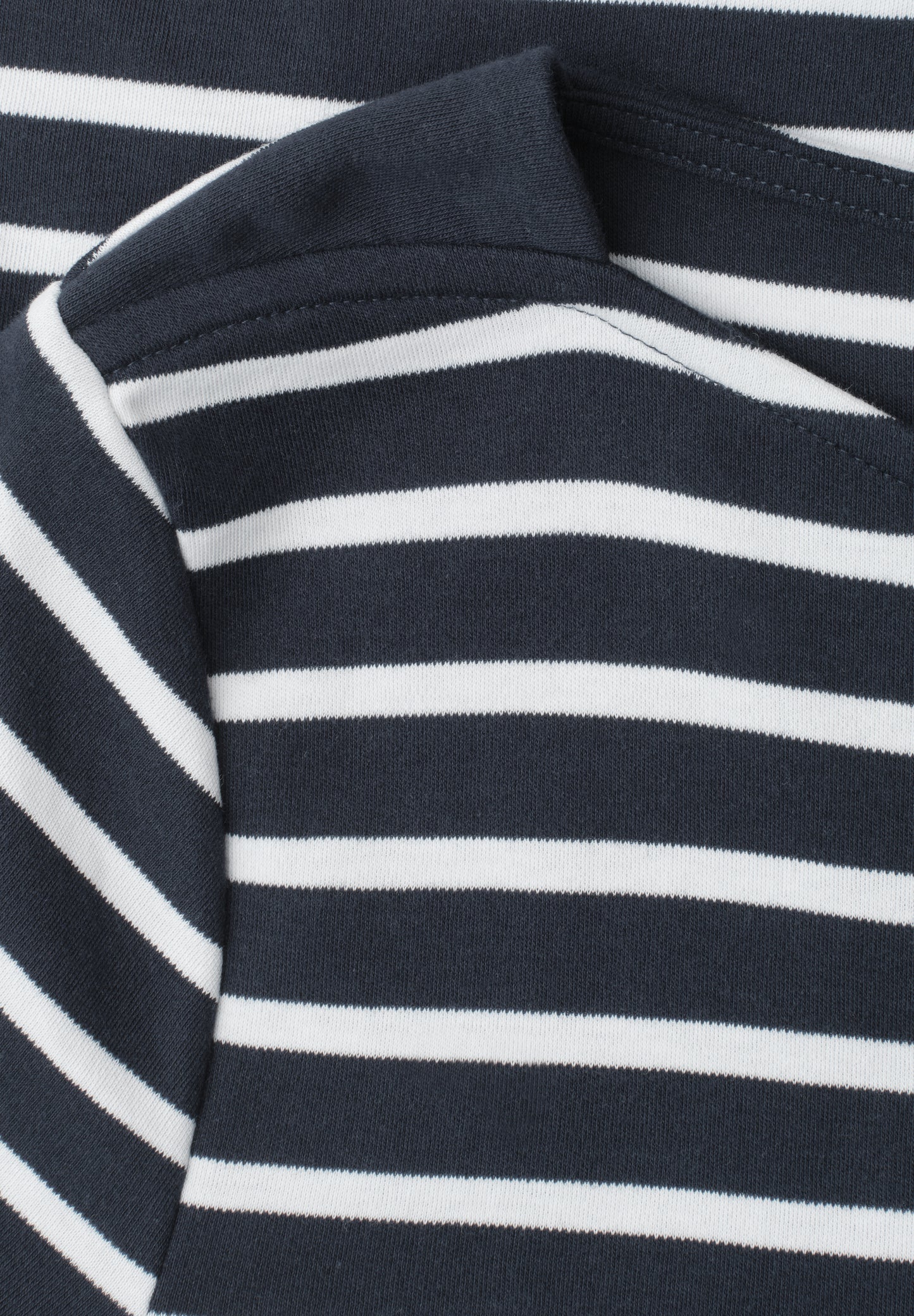 Street One - T-Shirt mit Boat Neck und Streifen - Farbe: darkest blue