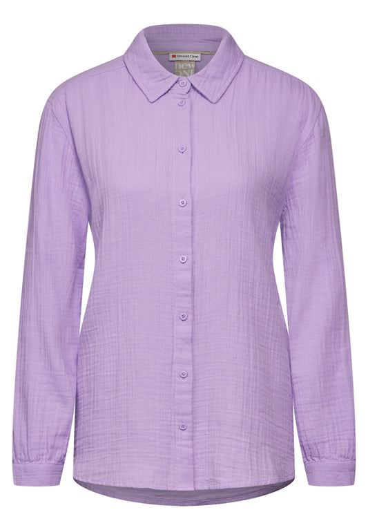 Street One - Musselin Bluse - lilac