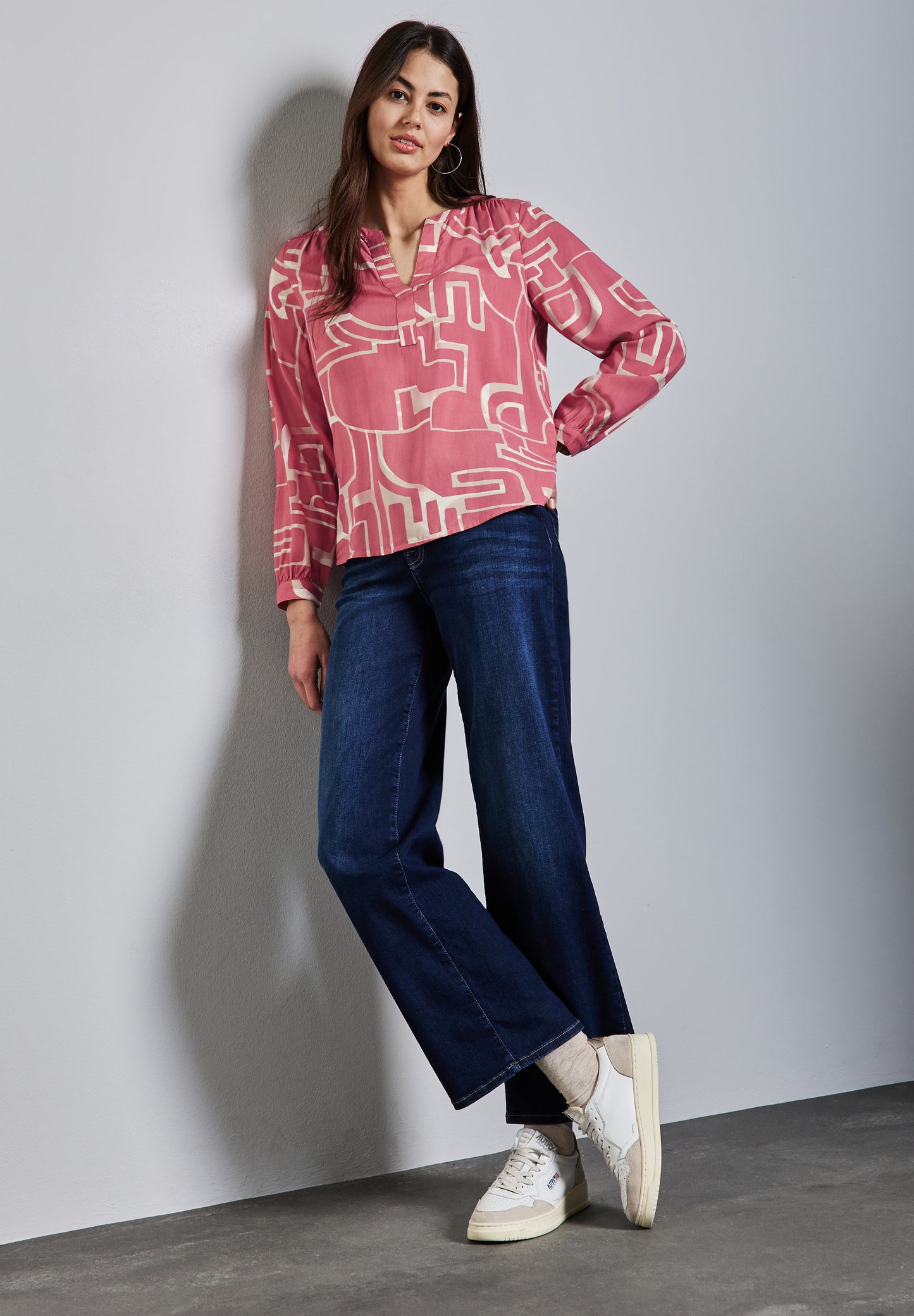 Street One Tunika Bluse - Farbe: sugar coral