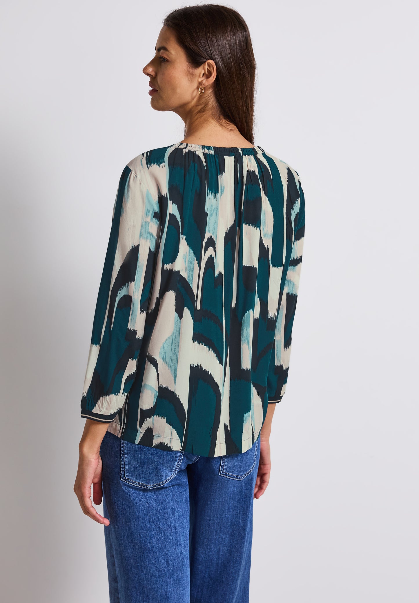 Street One Tunika mit Tape-Details - Farbe: tide blue