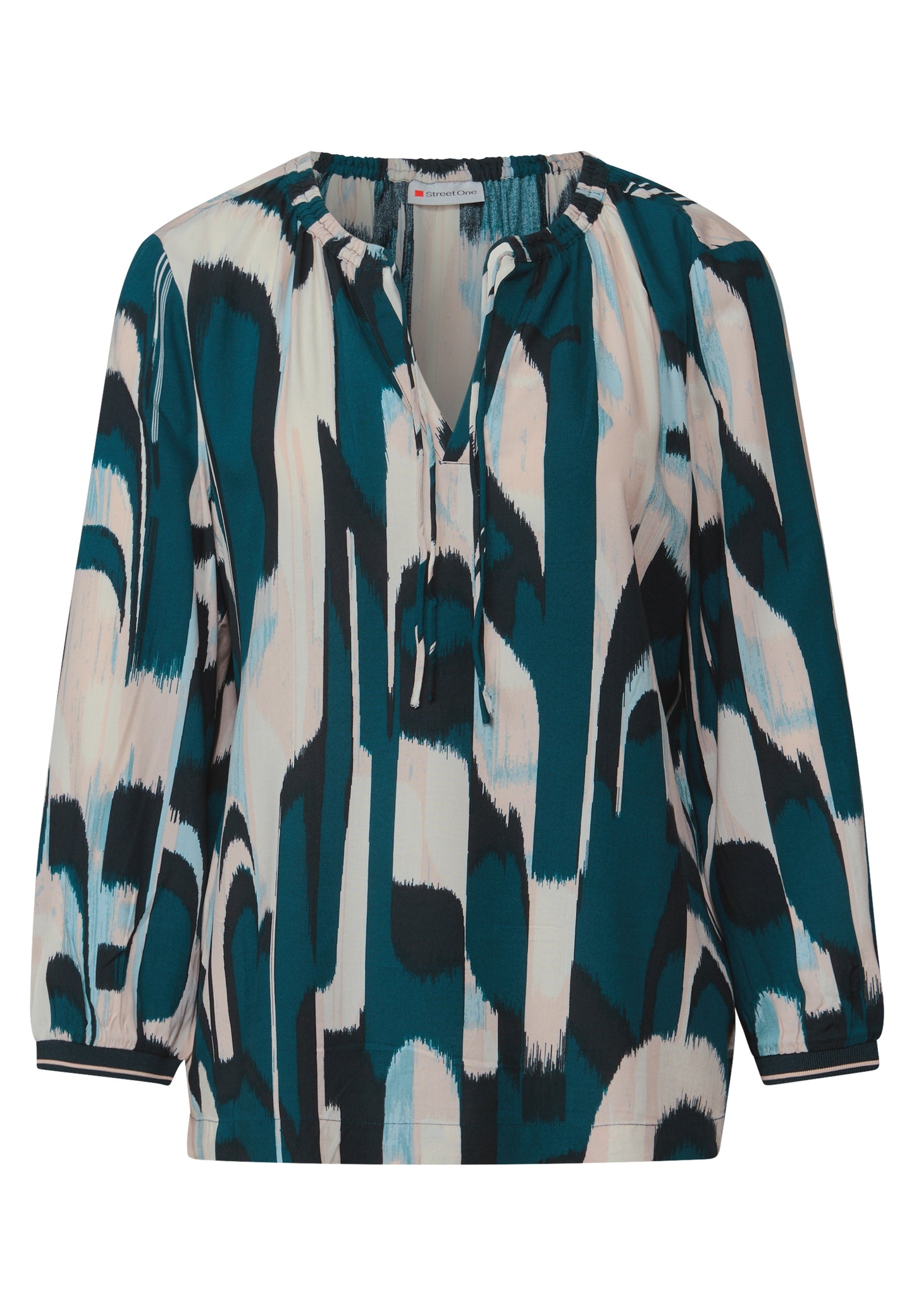 Street One Tunika mit Tape-Details - Farbe: tide blue