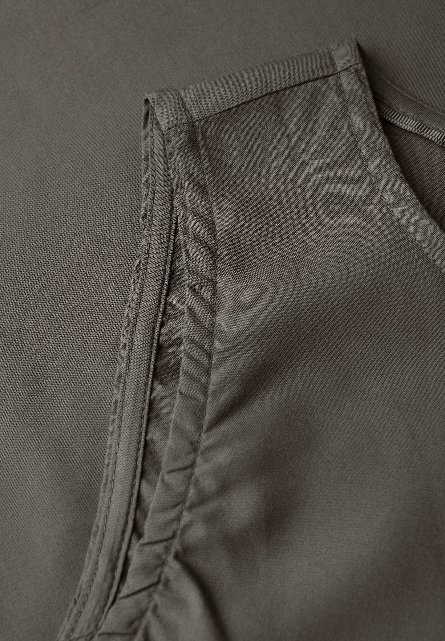 Street One Blusentop mit Raffung - Farbe: nomad brown